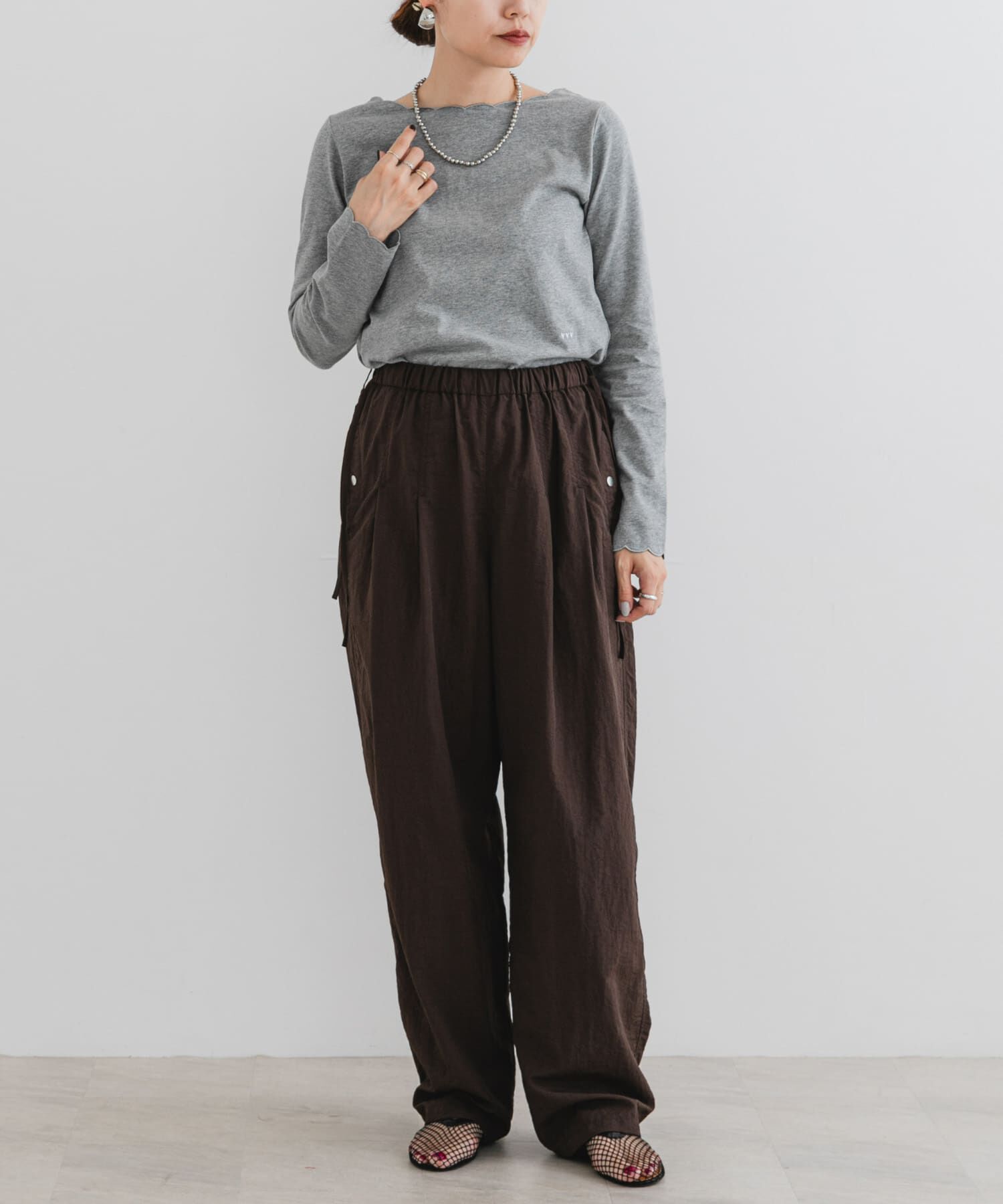 URBAN RESEARCH ROSSO「F by ROSSO　スカラッププルオーバー」|Tシャツ・カットソー|