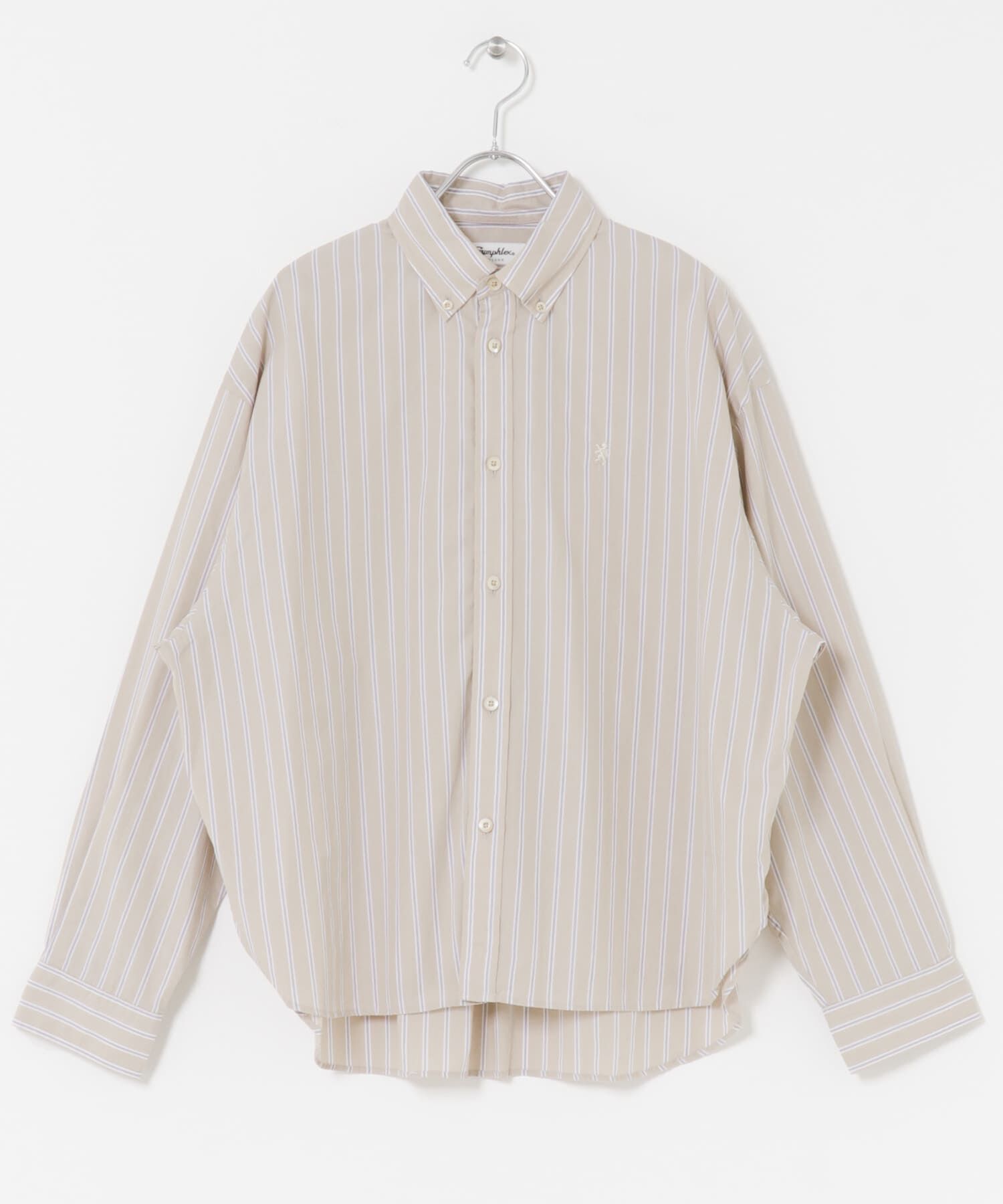 URBAN RESEARCH DOORS「GYMPHLEX　SHORT BUTTON DOWN SHIRTS LONG-SLEEVE」|シャツ・ブラウス|