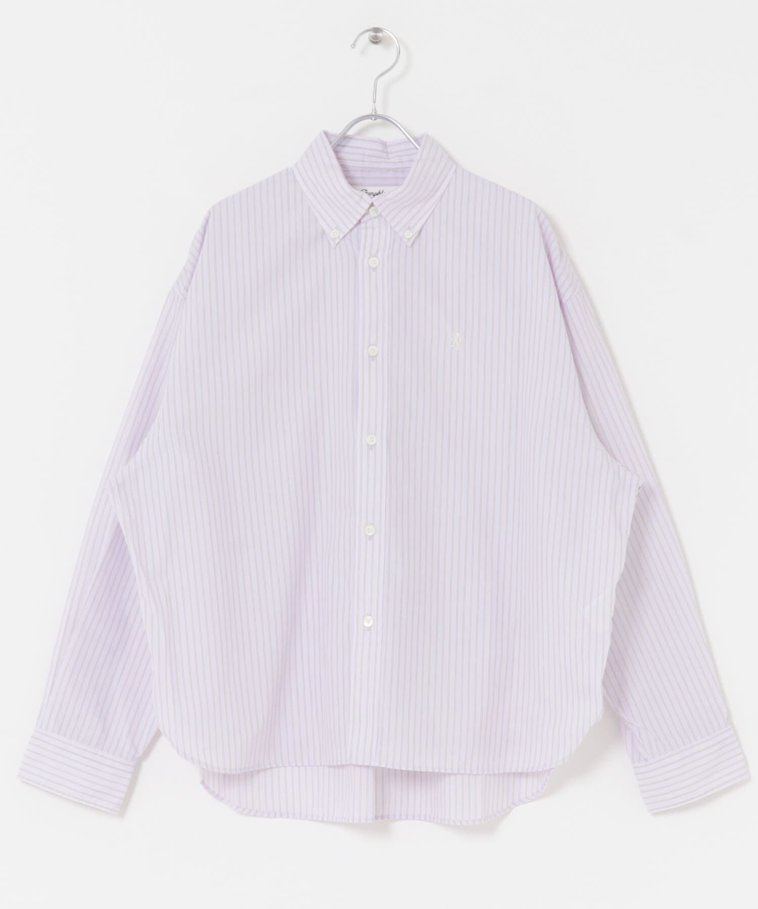 URBAN RESEARCH DOORS「GYMPHLEX　SHORT BUTTON DOWN SHIRTS LONG-SLEEVE」|シャツ・ブラウス|