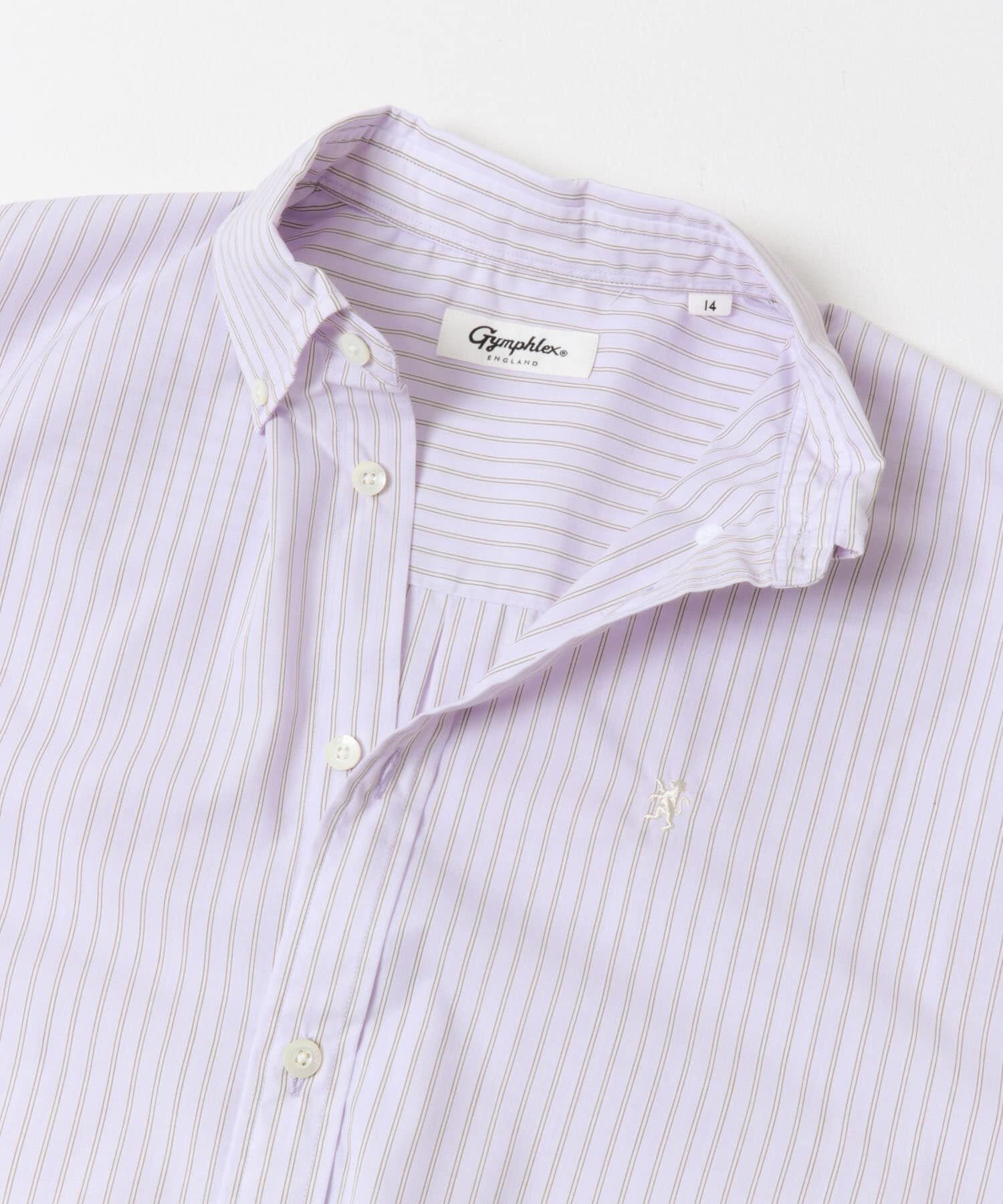 URBAN RESEARCH DOORS「GYMPHLEX　SHORT BUTTON DOWN SHIRTS LONG-SLEEVE」|シャツ・ブラウス|