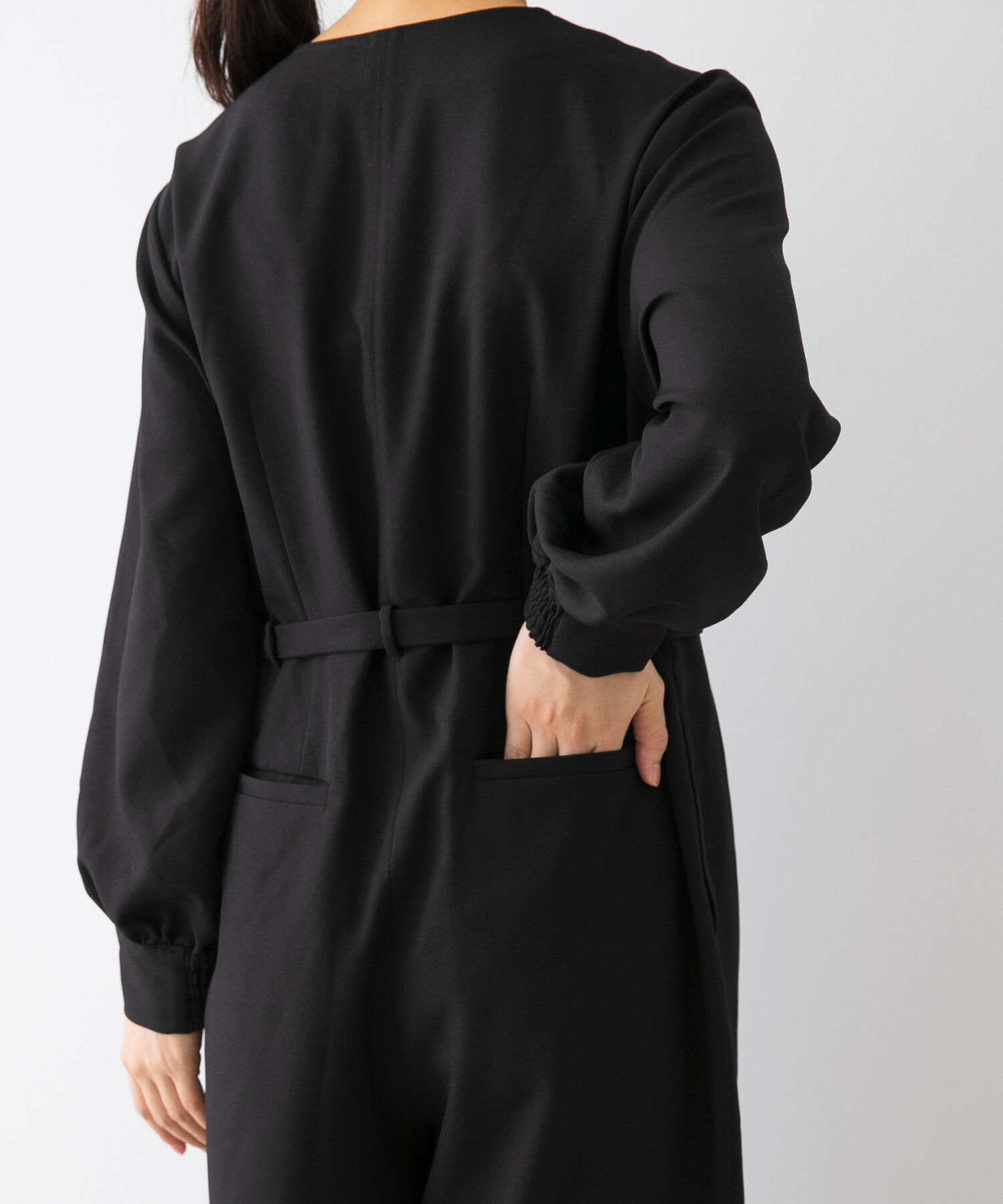 URBAN RESEARCH ROSSO「『UR TECH SMOOTHLUXE』F by ROSSO　ハーフZIPジャンプスーツ」|スカート|