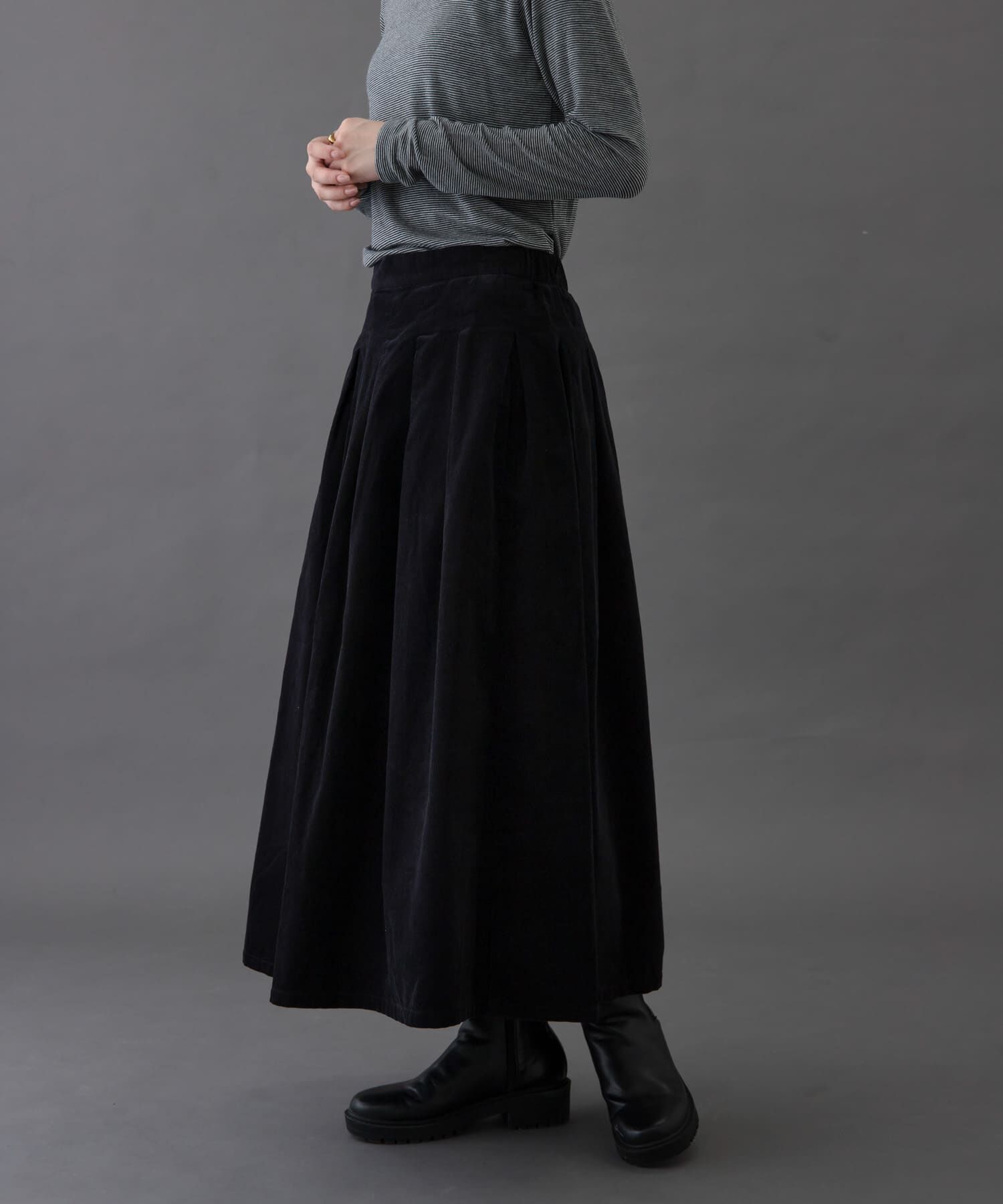 URBAN RESEARCH DOORS「FORK&SPOON　コーデュロイスカート」|スカート|