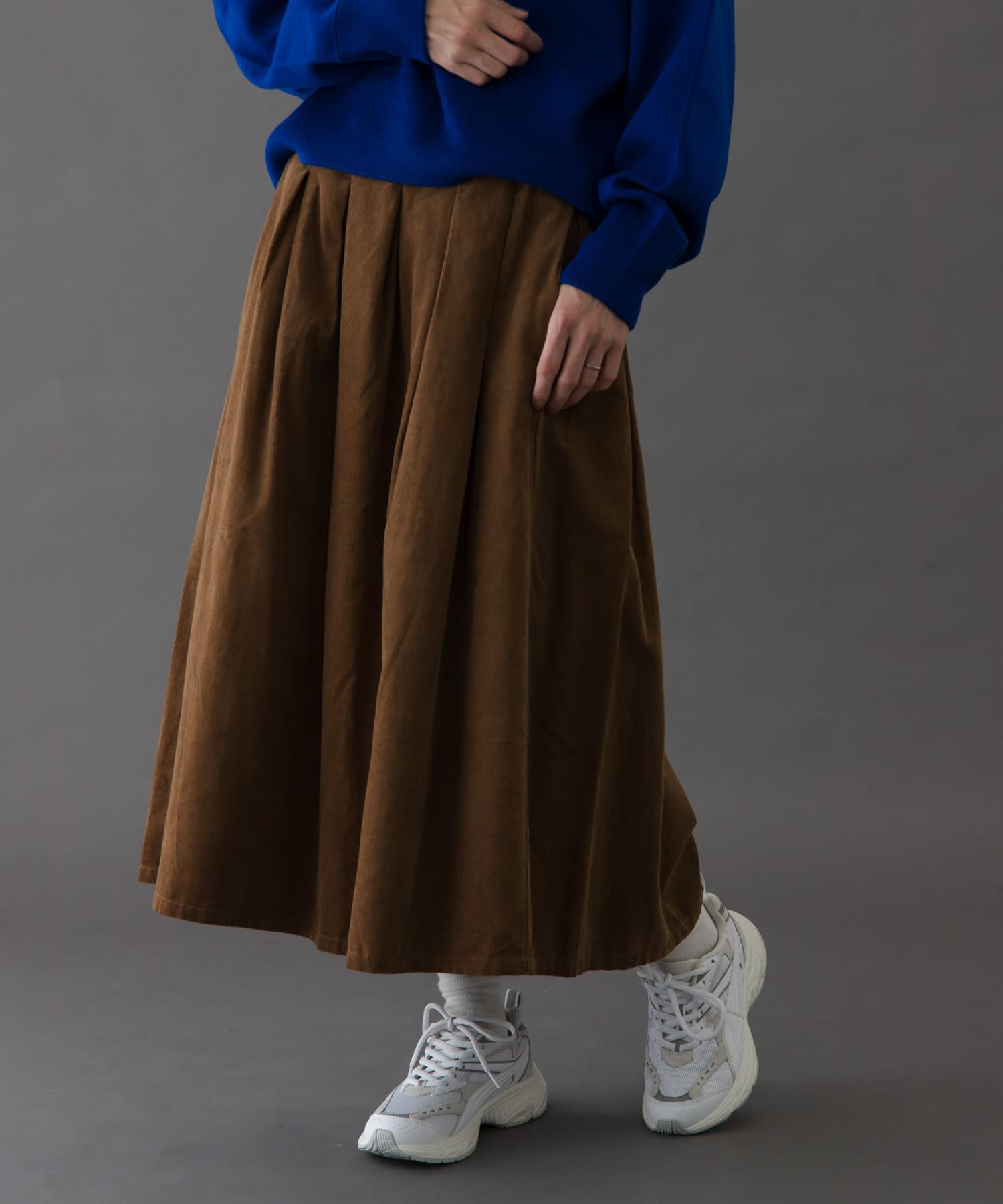 URBAN RESEARCH DOORS「FORK&SPOON　コーデュロイスカート」|スカート|