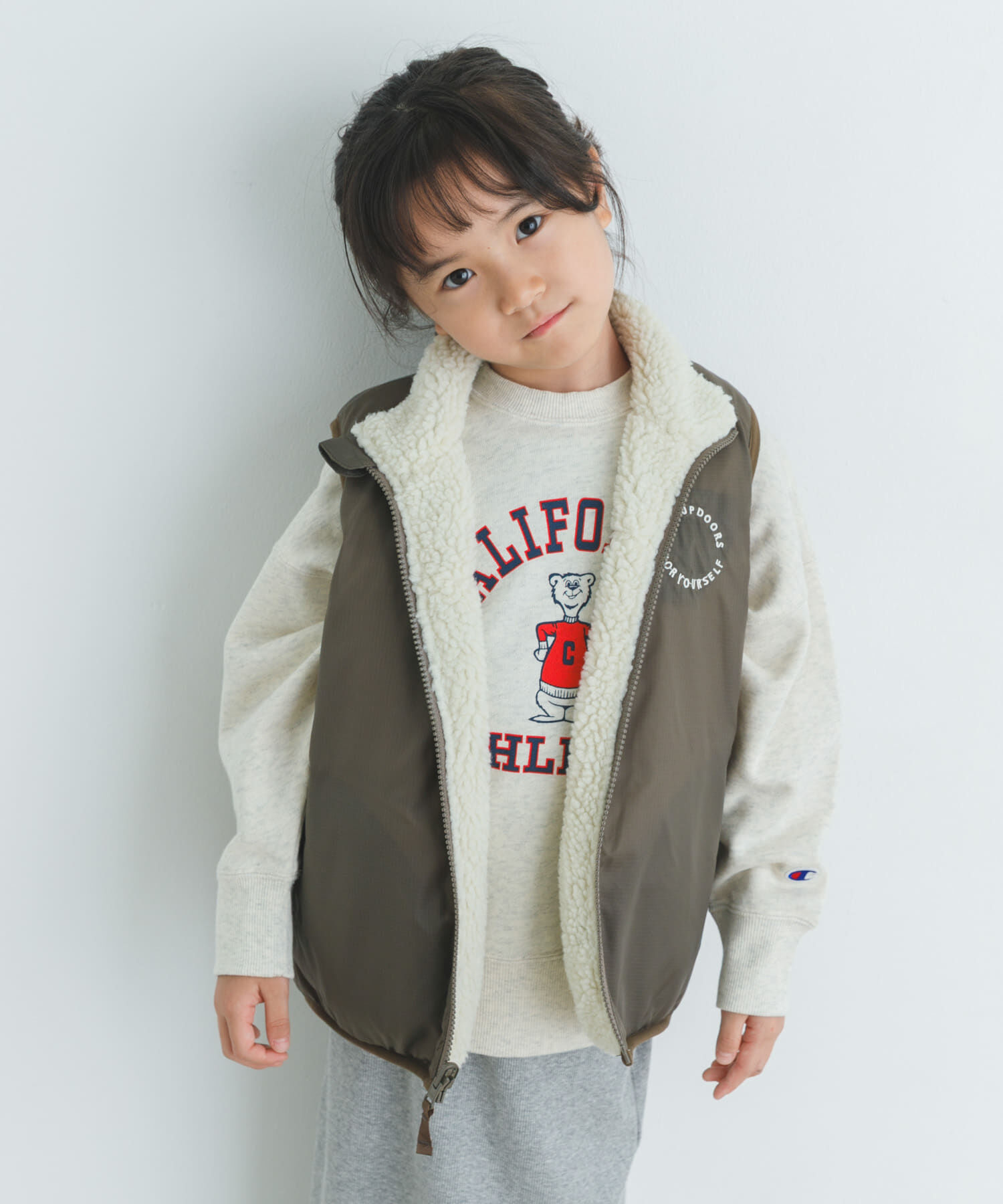 URBAN RESEARCH DOORS「リバーシブルボアベスト(KIDS)」|その他|
