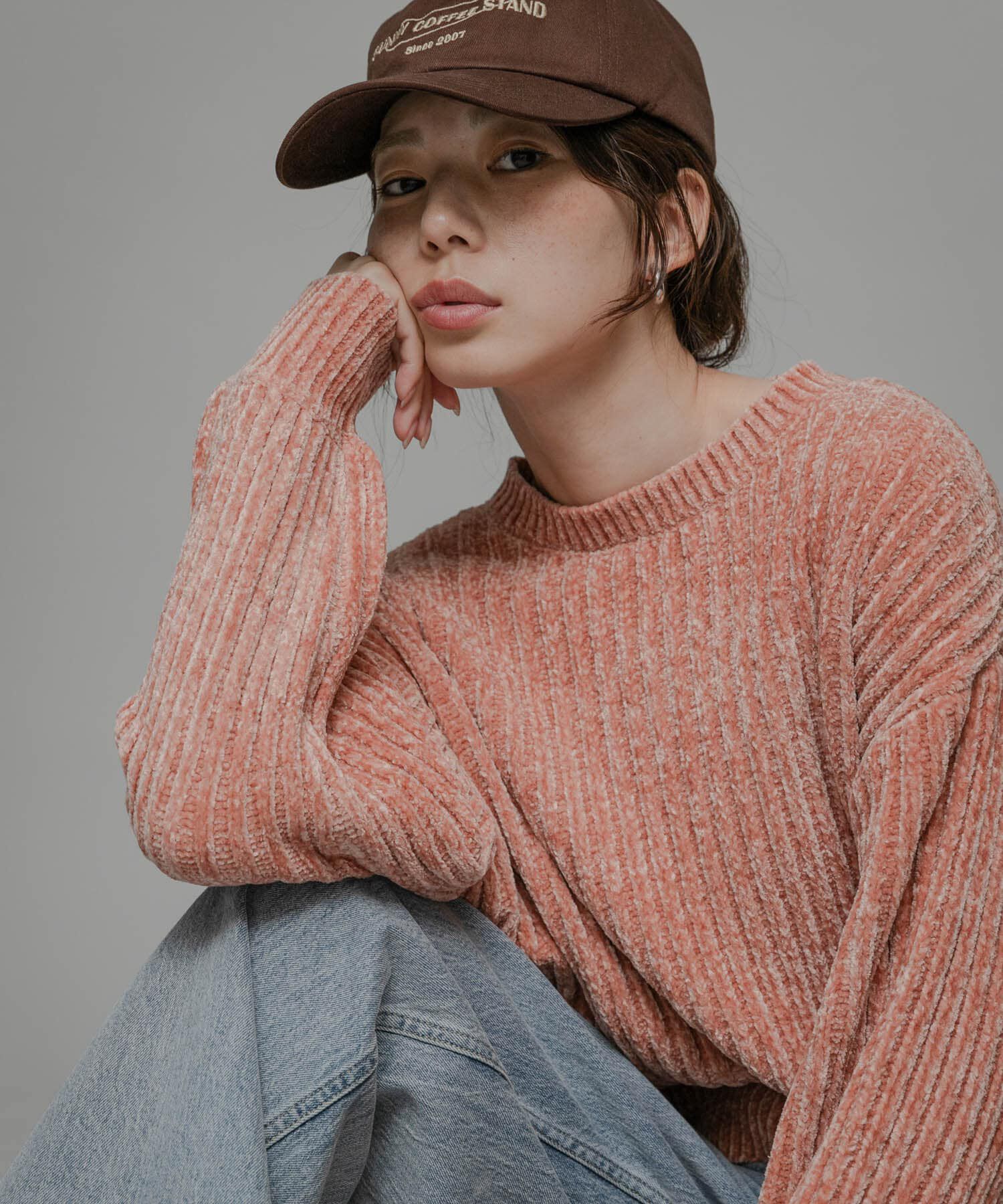 Sonny Label 「モールヤーンニットプルオーバー」|ニット・セーター|ピンク