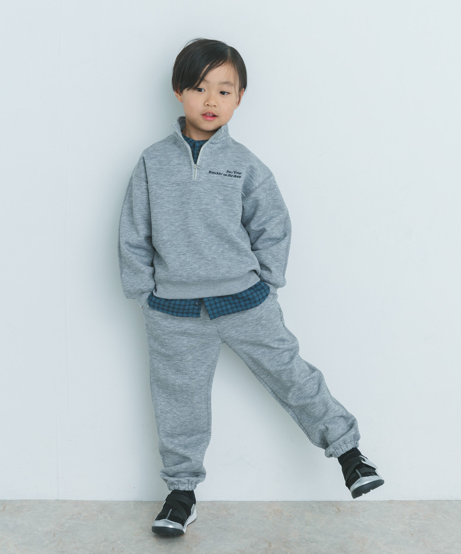 URBAN RESEARCH DOORS「『セットアップ対応』ハーフジップダンボールプルオーバー(KIDS)」|その他|