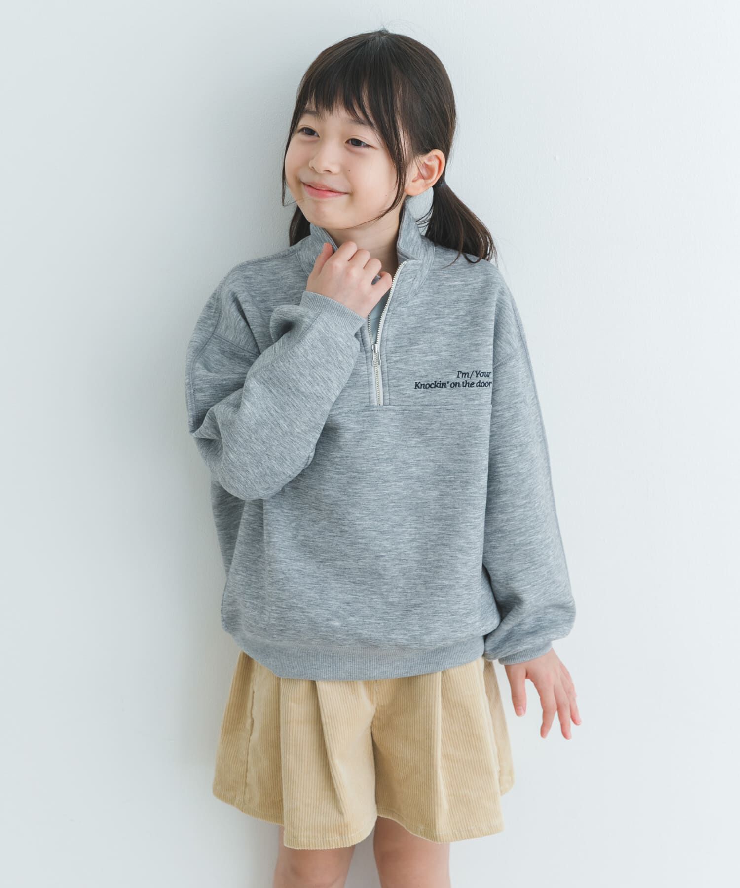 URBAN RESEARCH DOORS「『セットアップ対応』ハーフジップダンボールプルオーバー(KIDS)」|その他|