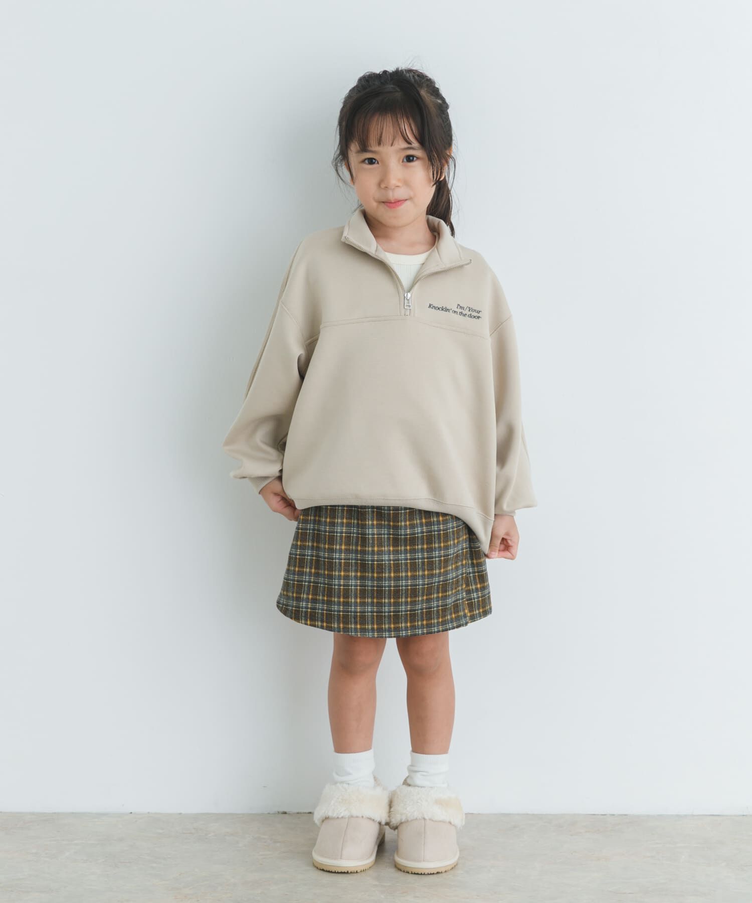 URBAN RESEARCH DOORS「『セットアップ対応』ハーフジップダンボールプルオーバー(KIDS)」|その他|