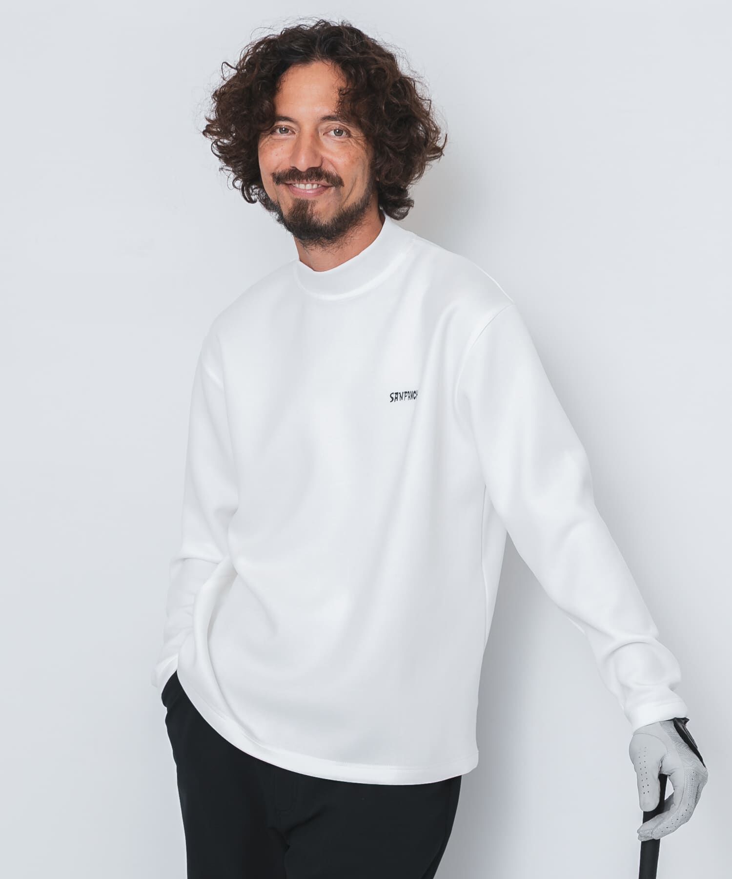 Sonny Label 「OOPS&times;RYUAMBE 　モックネックロングTシャツ」|Tシャツ・カットソー|