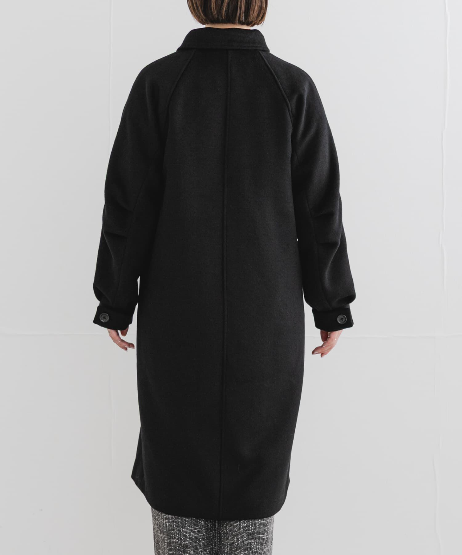 URBAN RESEARCH ROSSO「F by ROSSO　『UR TECH』ビーバーステンカラーロングコート」|ステンカラーコート|