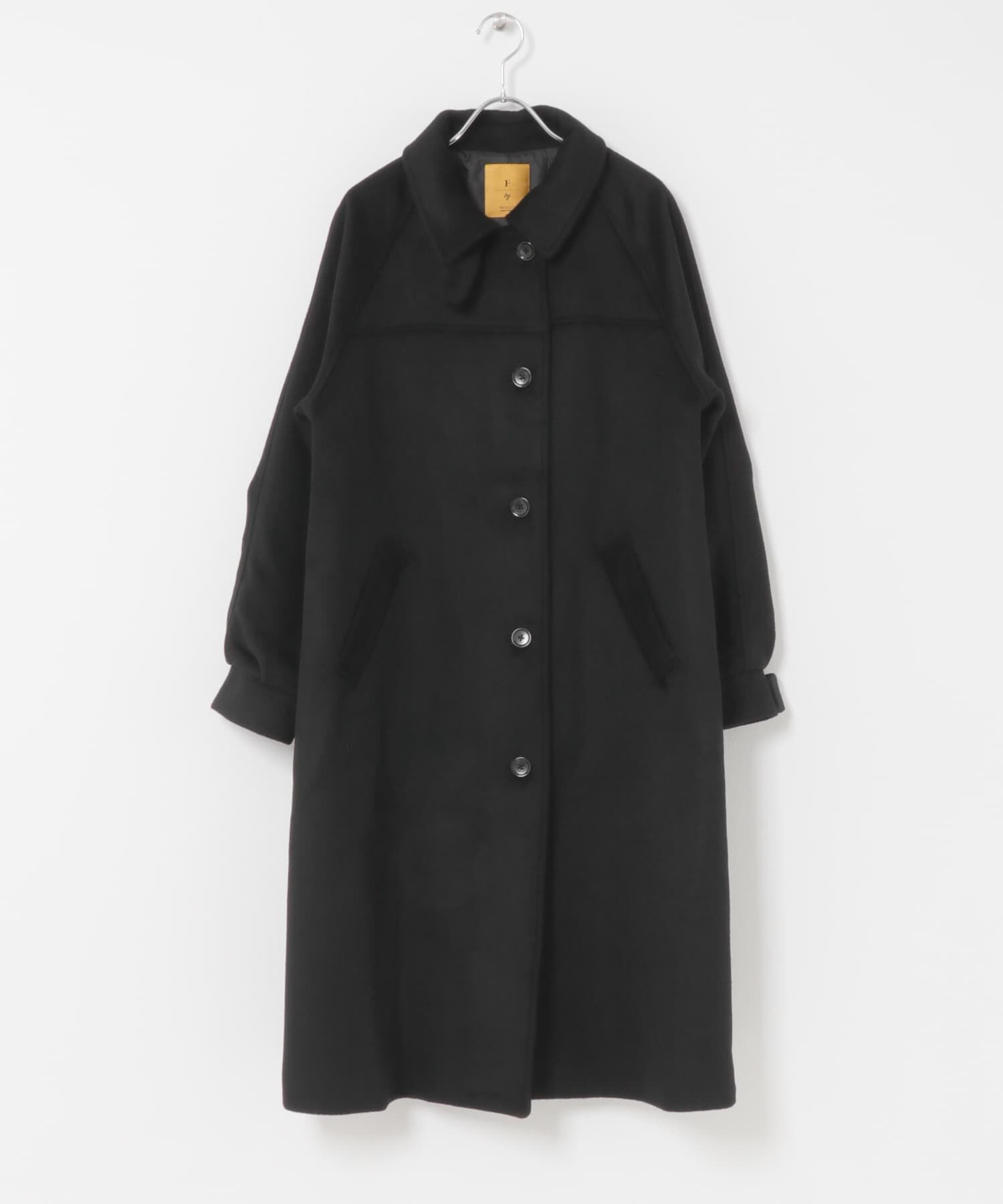 URBAN RESEARCH ROSSO「F by ROSSO　『UR TECH』ビーバーステンカラーロングコート」|ステンカラーコート|