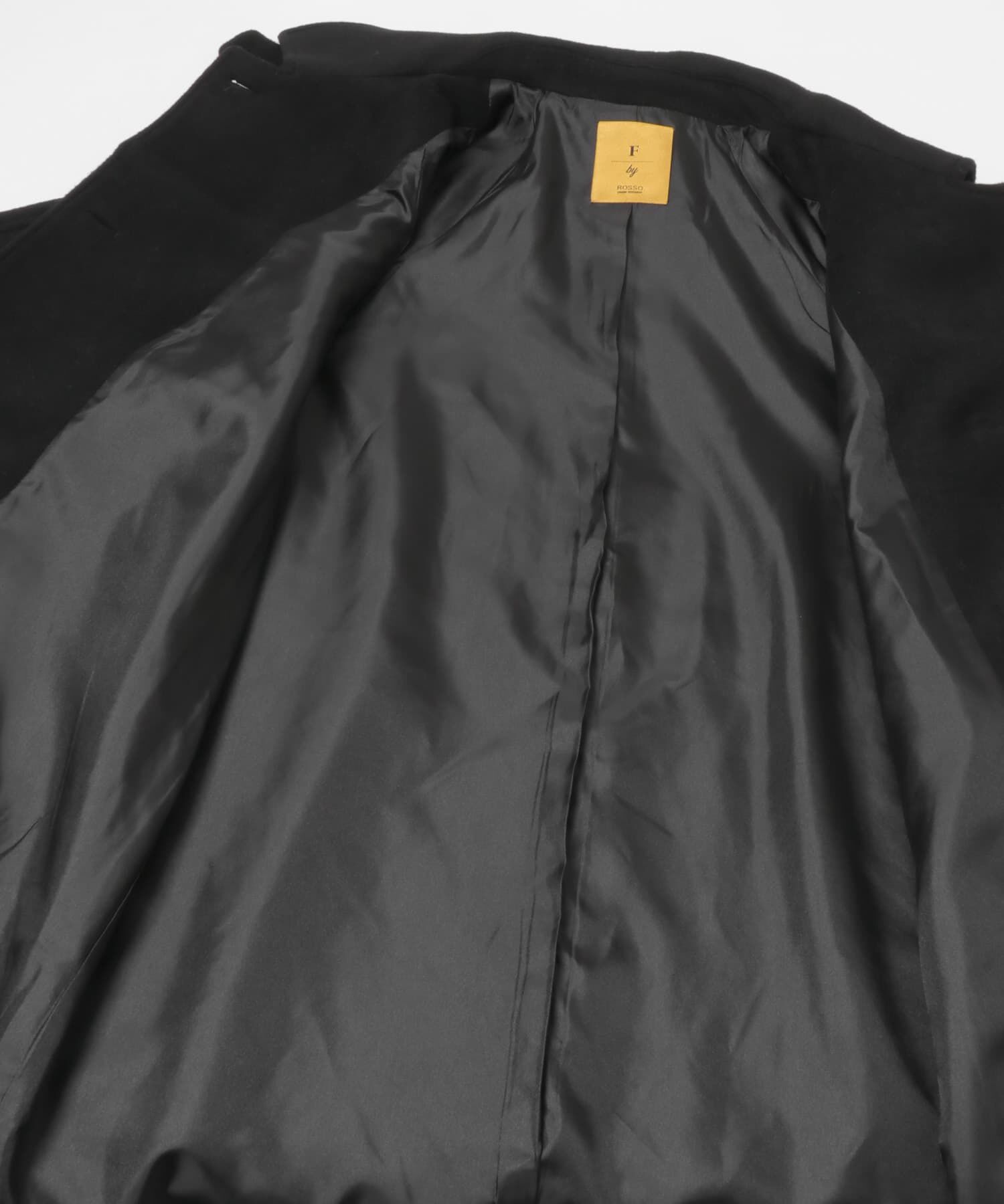 URBAN RESEARCH ROSSO「F by ROSSO　『UR TECH』ビーバーステンカラーロングコート」|ステンカラーコート|