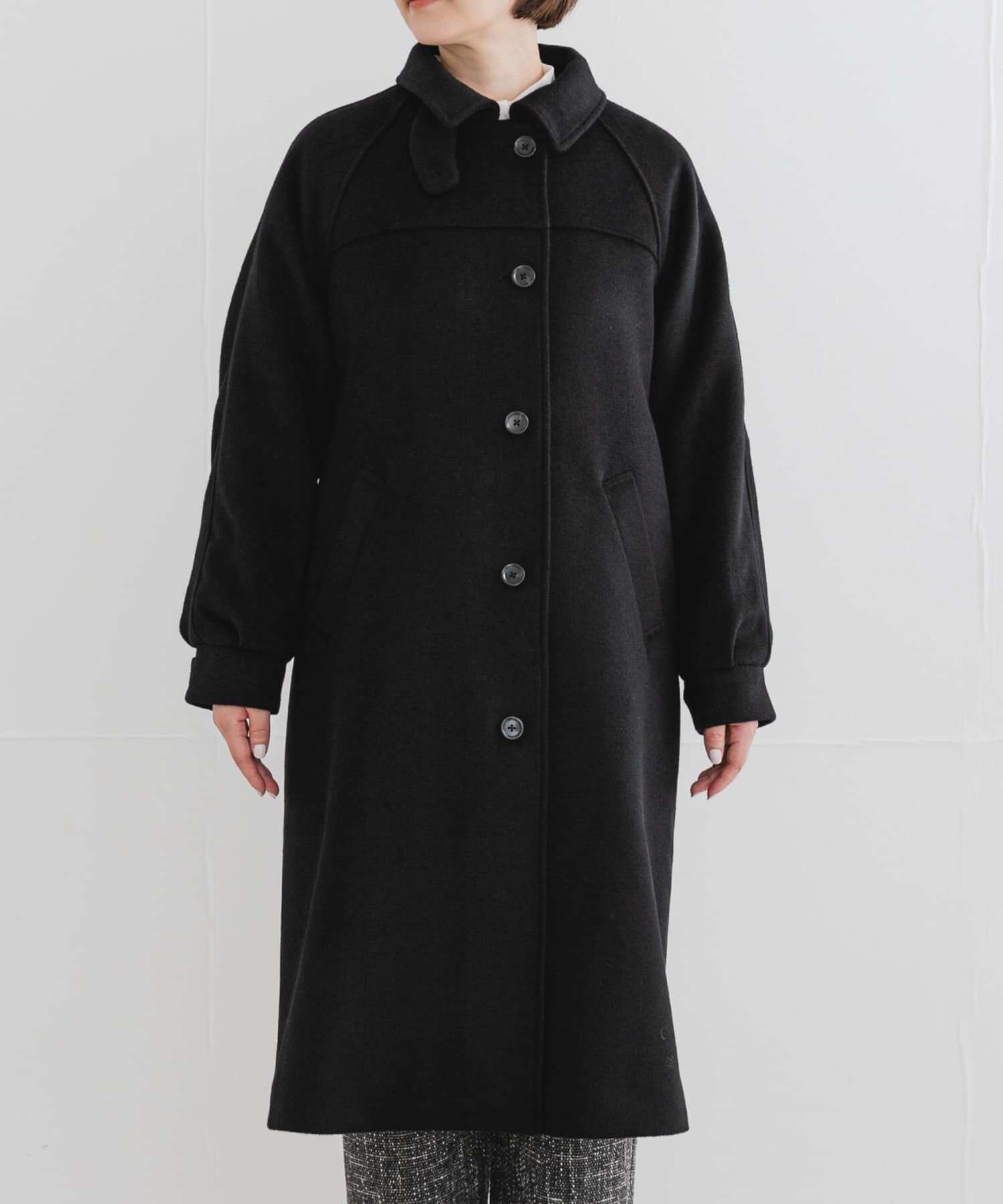 URBAN RESEARCH ROSSO「F by ROSSO　『UR TECH』ビーバーステンカラーロングコート」|ステンカラーコート|