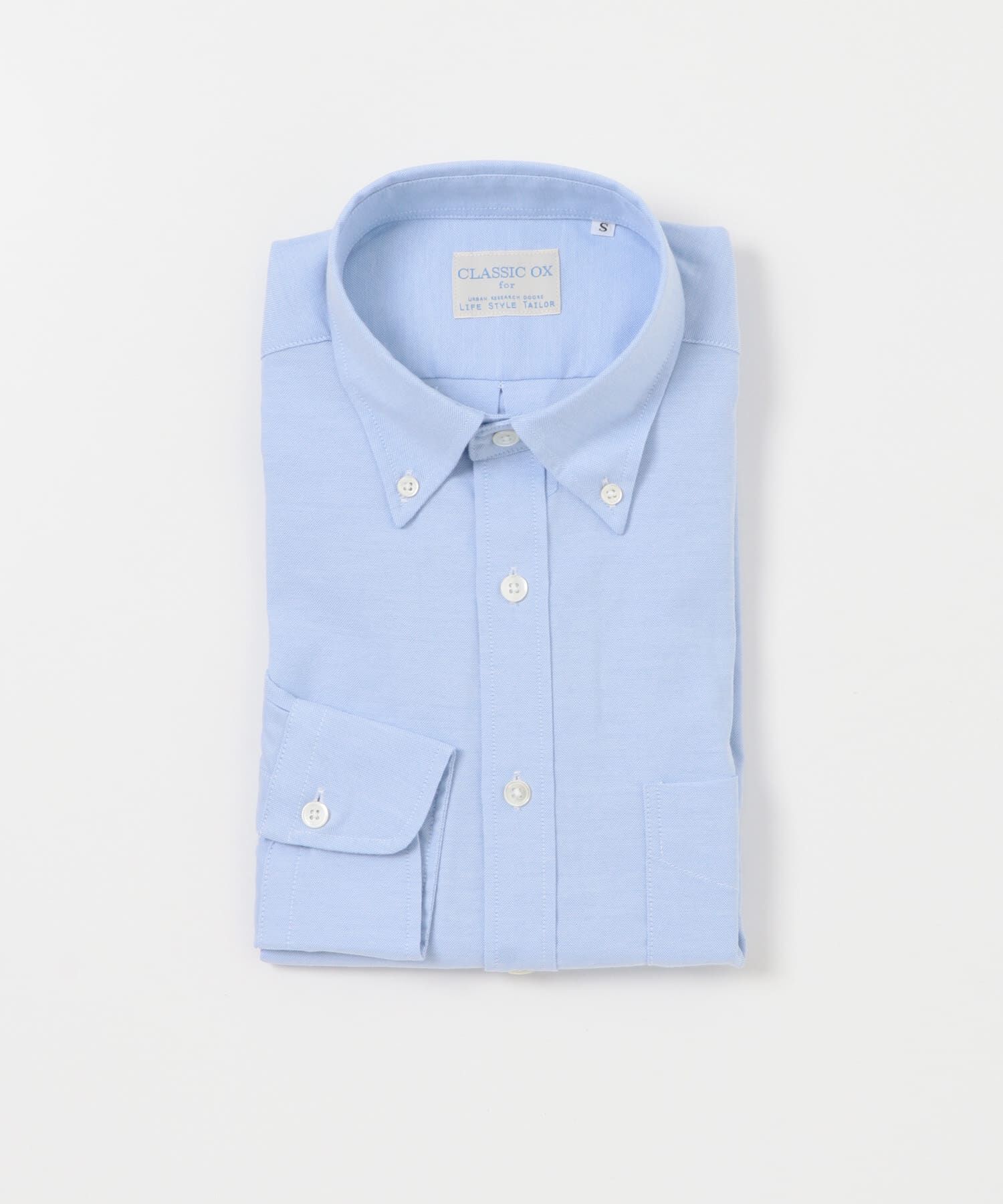 URBAN RESEARCH DOORS「LIFE STYLE TAILOR　マルチスペック CLASSIC OX ボタンダウンシャツ」|シャツ・ブラウス|ブルー