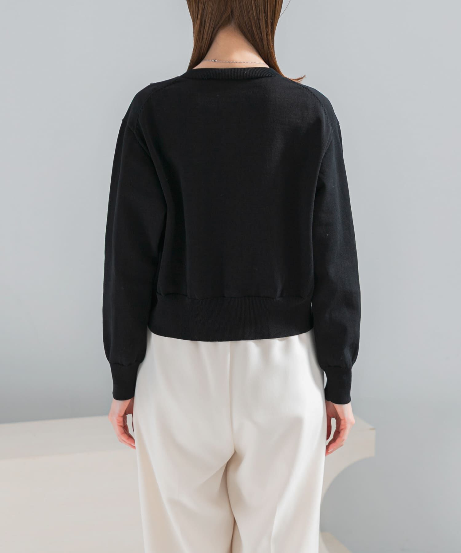 URBAN RESEARCH ROSSO「フラワーモチーフカーディガン」|カーディガン|