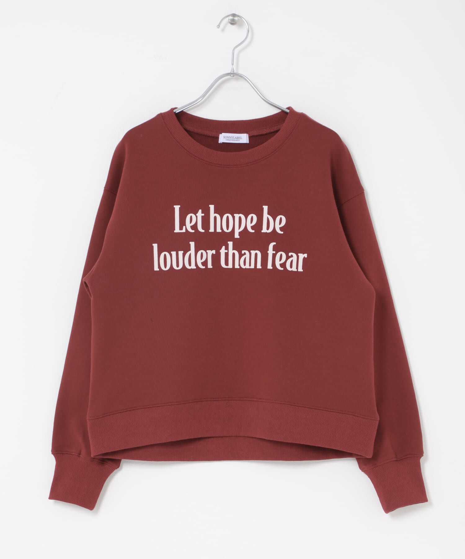 Sonny Label 「メッセージロゴスウェットプルオーバー」|スウェット・ジャージ|