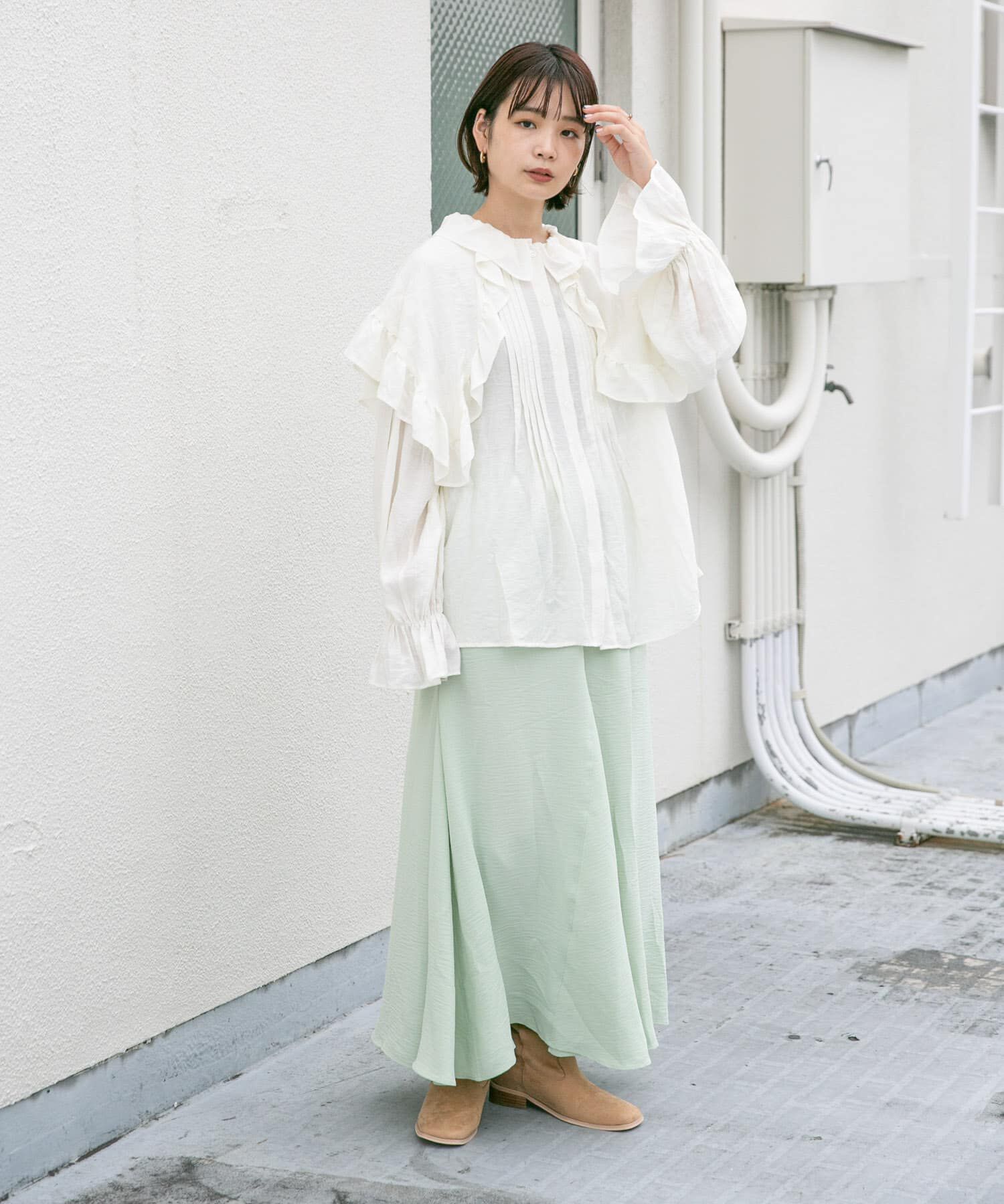  「マーメイドフレアスカート」|スカート|