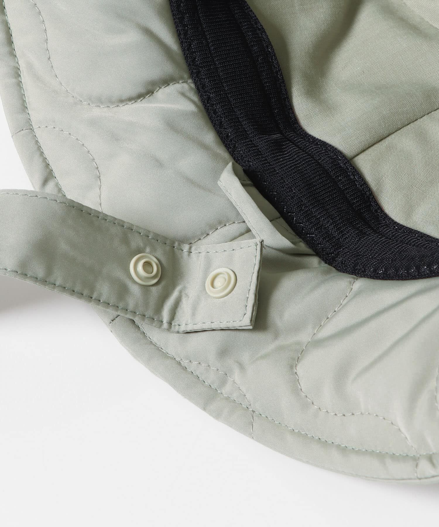  「リボン付きキルティングバケットHAT」|ハット|