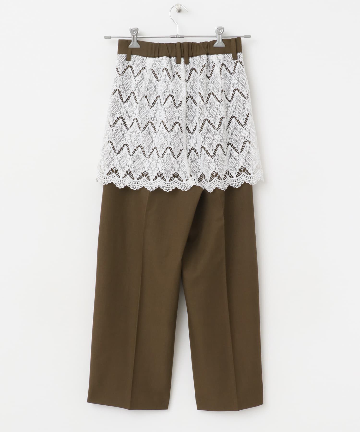  「レースレイヤードパンツ」|その他|