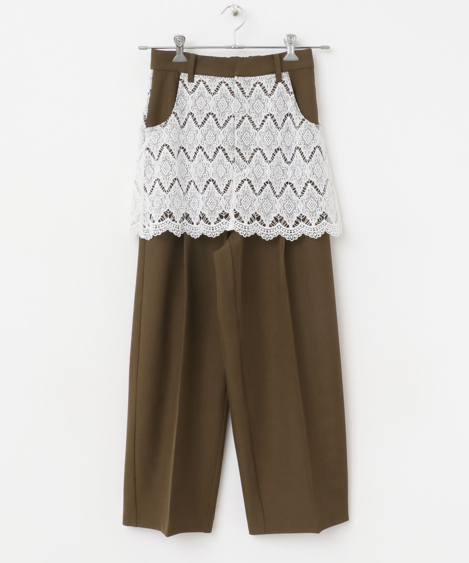  「レースレイヤードパンツ」|その他|