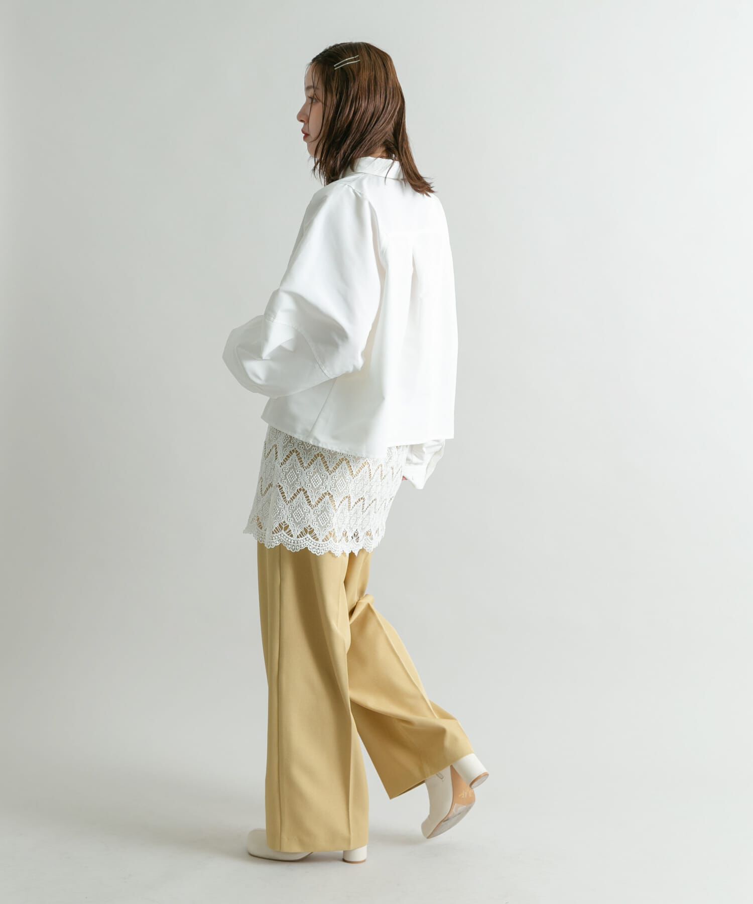  「レースレイヤードパンツ」|その他|