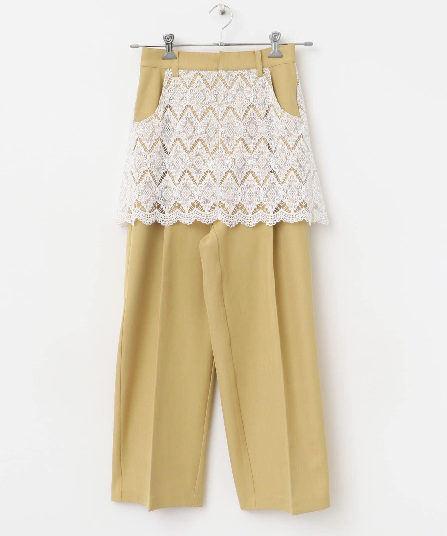  「レースレイヤードパンツ」|その他|