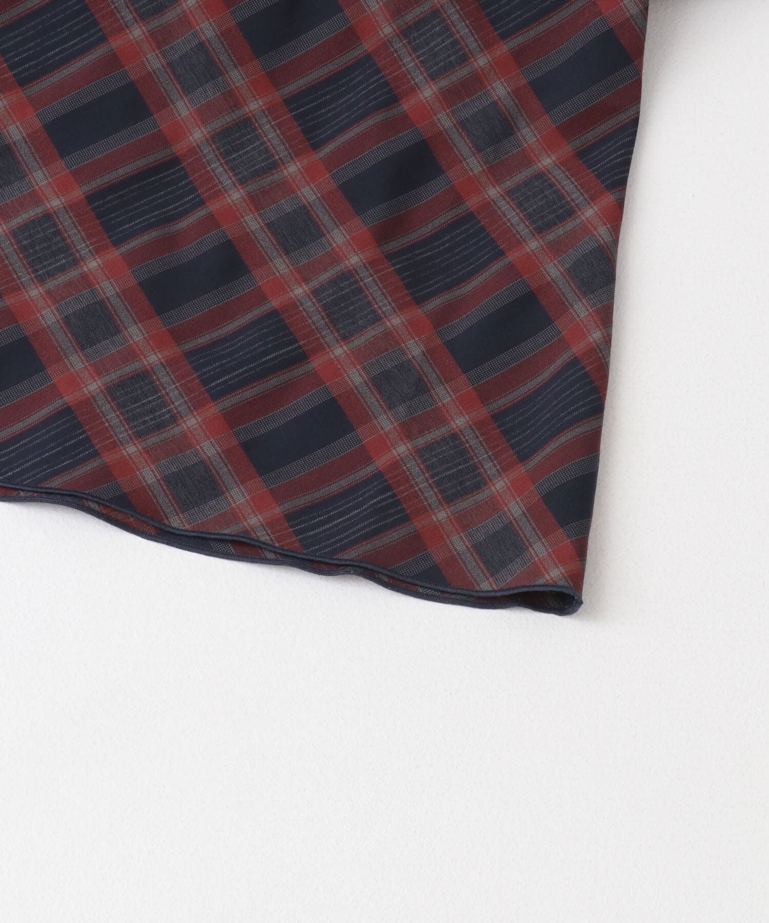  「チェックナロースカート(裏付)」|スカート|