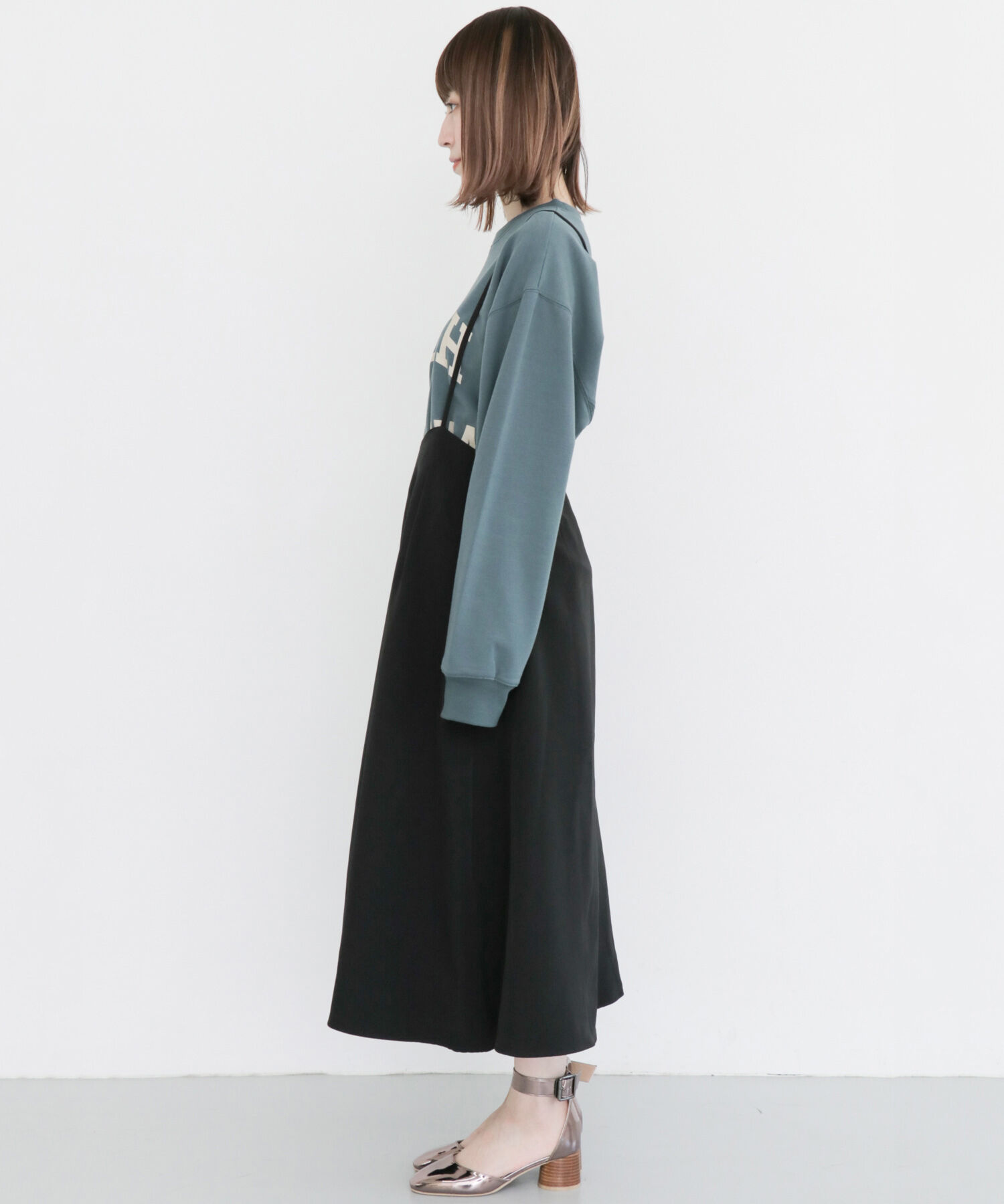  「サスペンダーフレアスカート&there4;」|スカート|