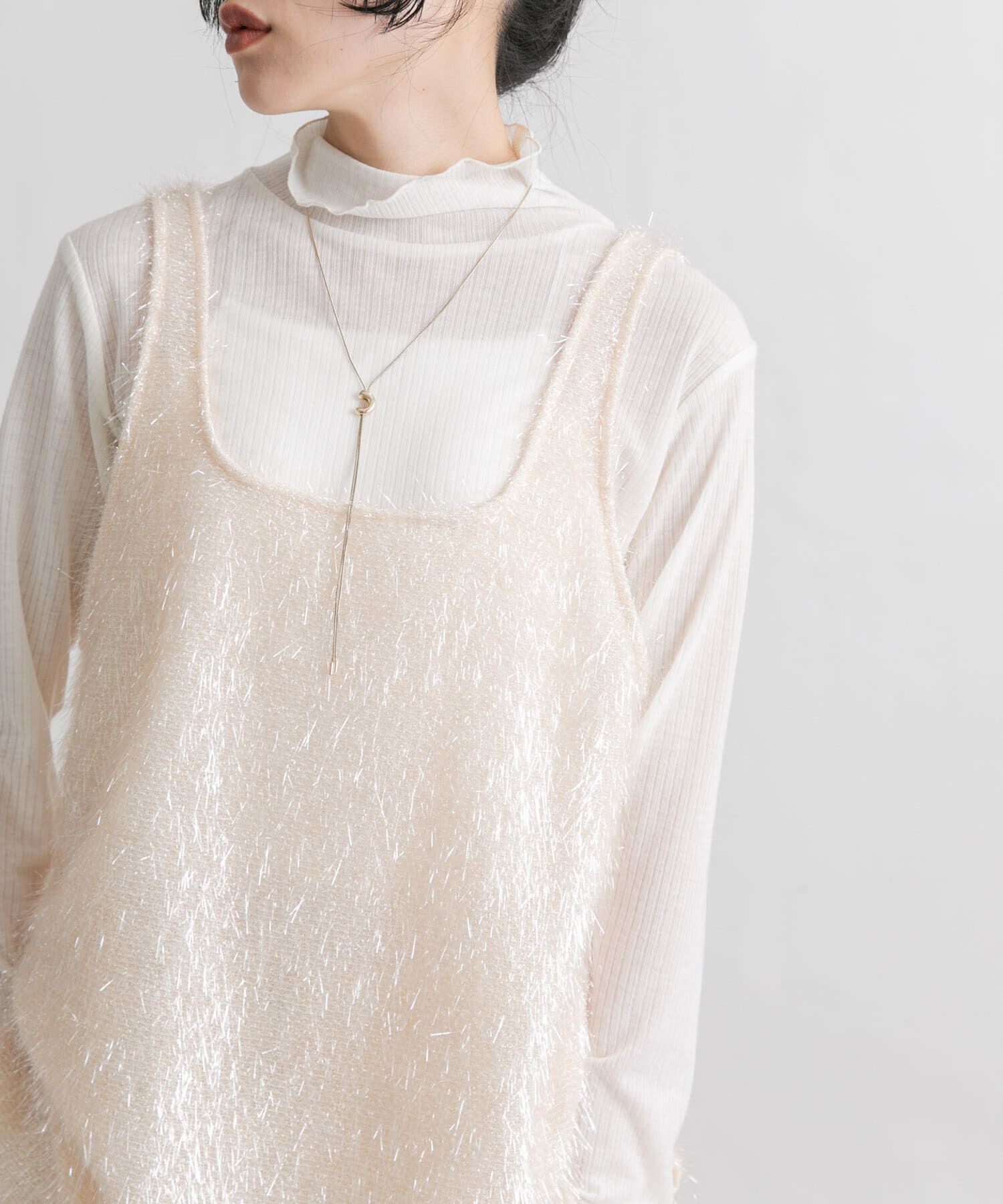  「グリッターフェザータンクトップ」|タンクトップ|