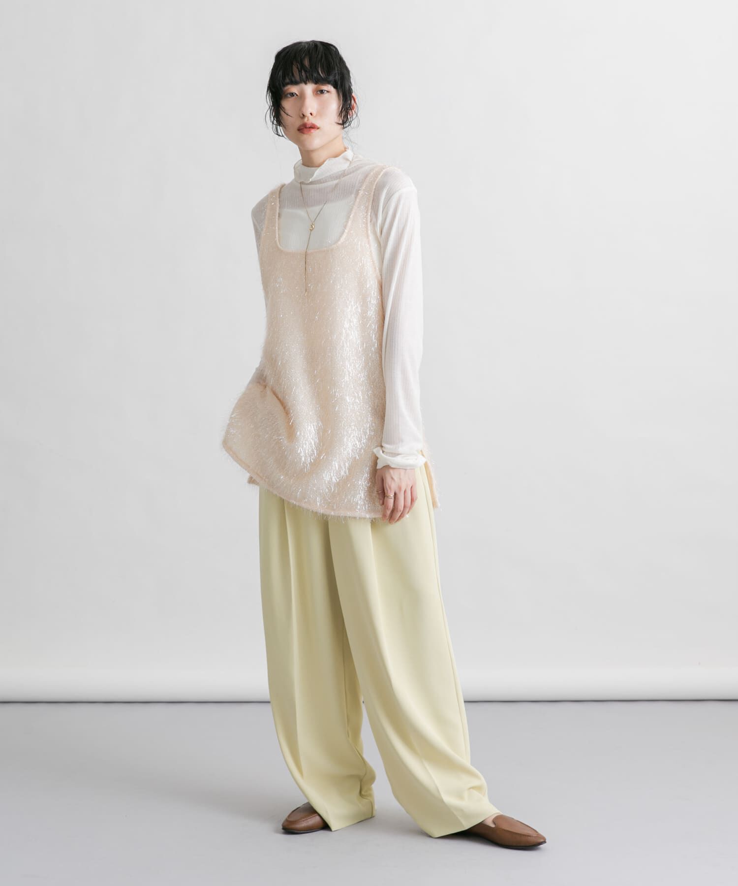  「グリッターフェザータンクトップ」|タンクトップ|