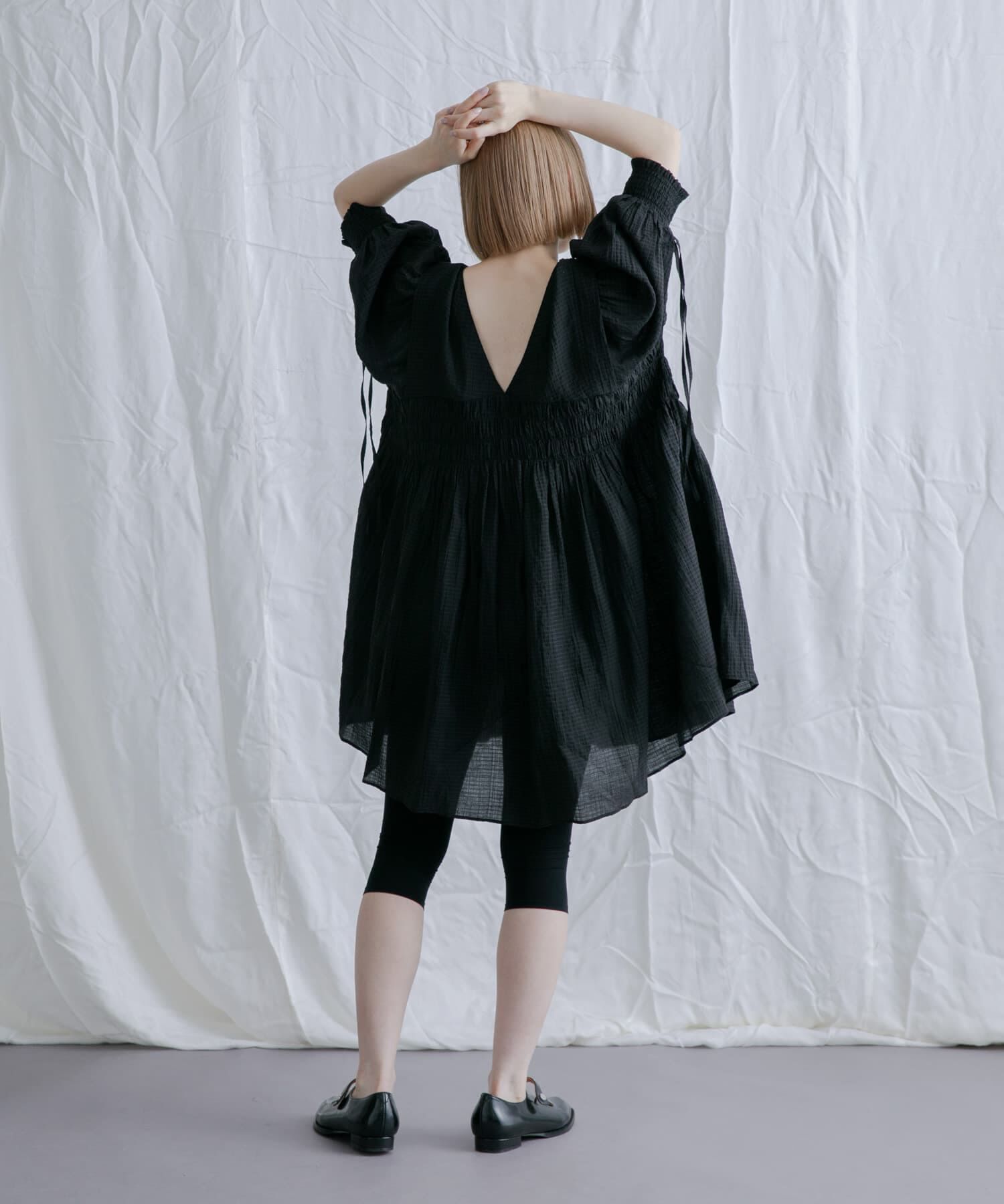  「2WAYシャーリングミニワンピース」|ワンピース|