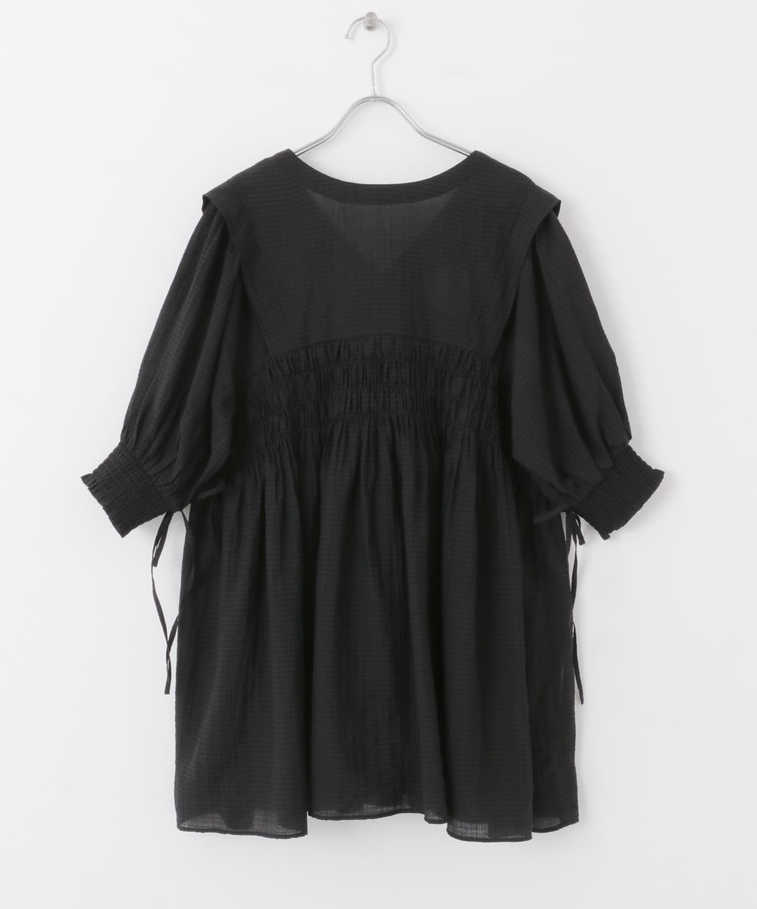  「2WAYシャーリングミニワンピース」|ワンピース|