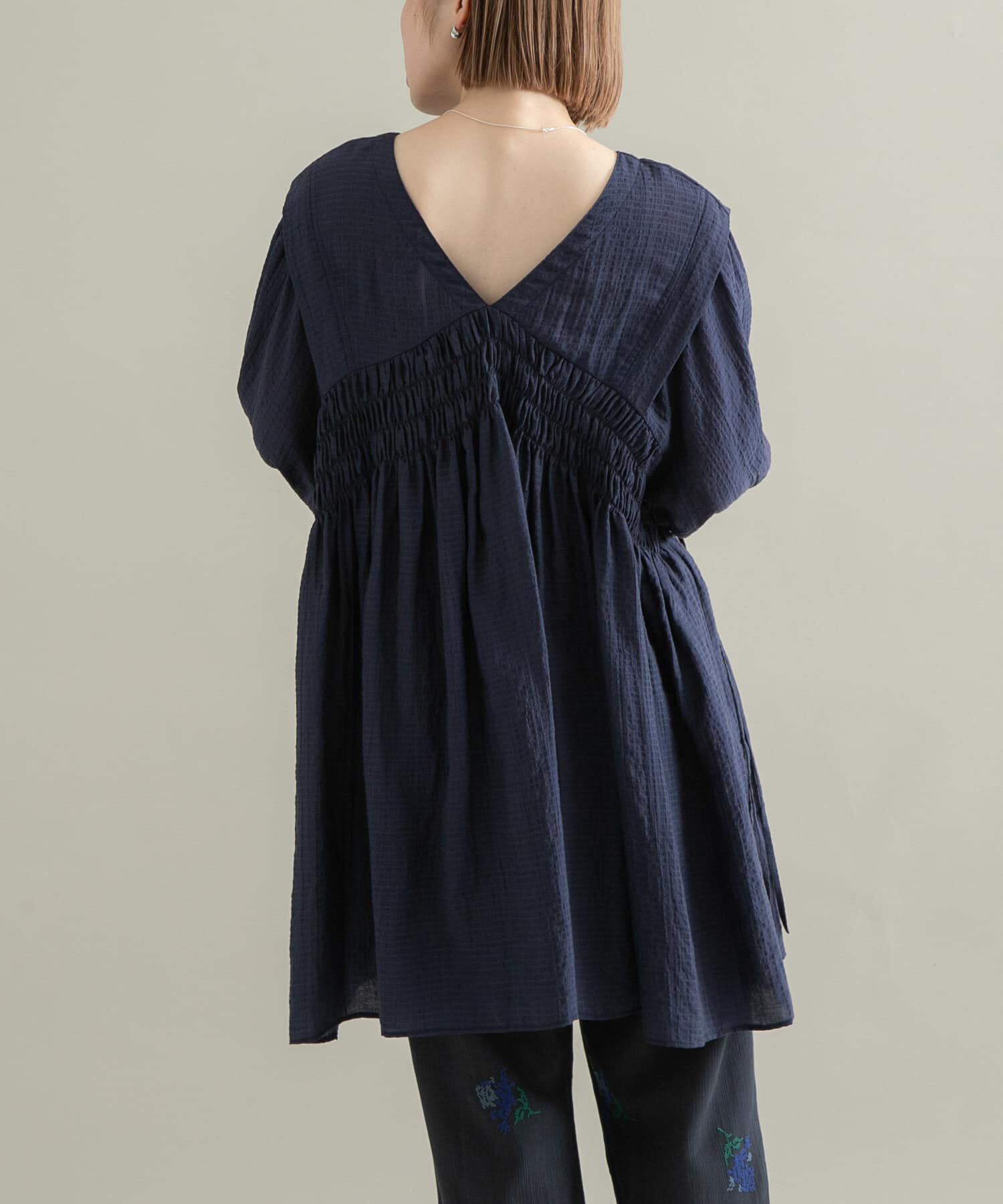  「2WAYシャーリングミニワンピース」|ワンピース|