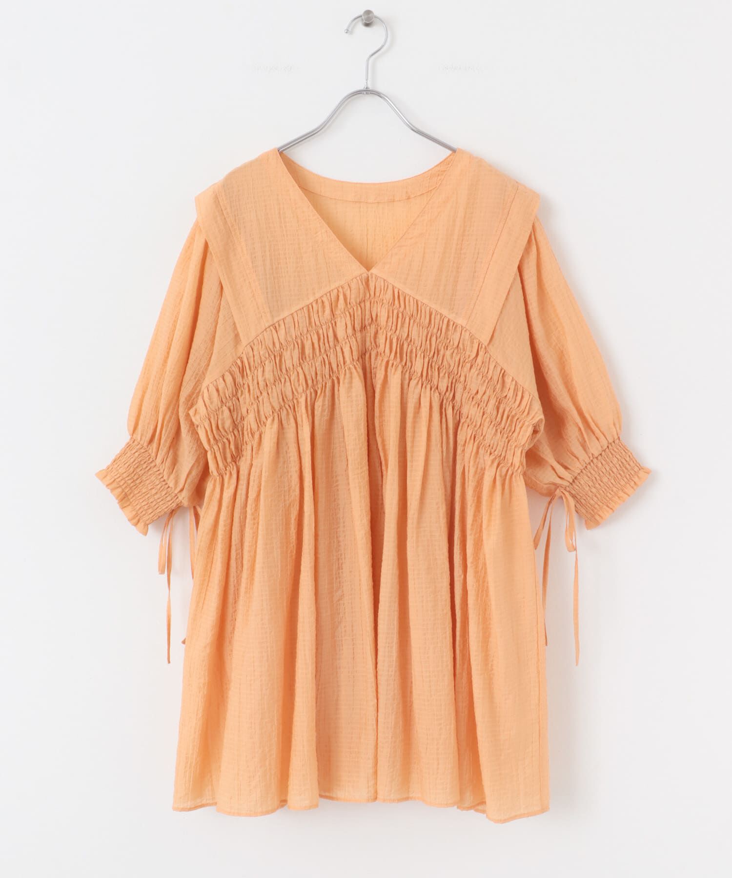  「2WAYシャーリングミニワンピース」|ワンピース|