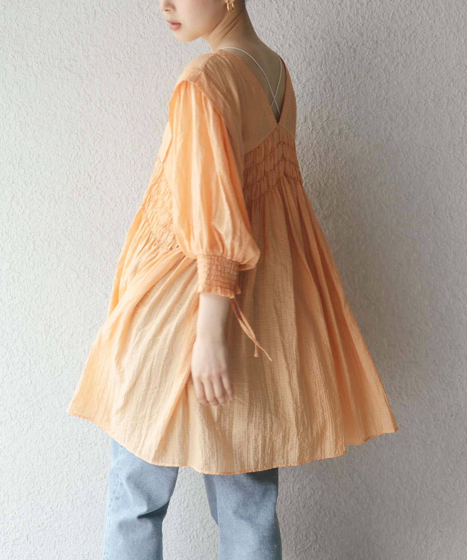  「2WAYシャーリングミニワンピース」|ワンピース|