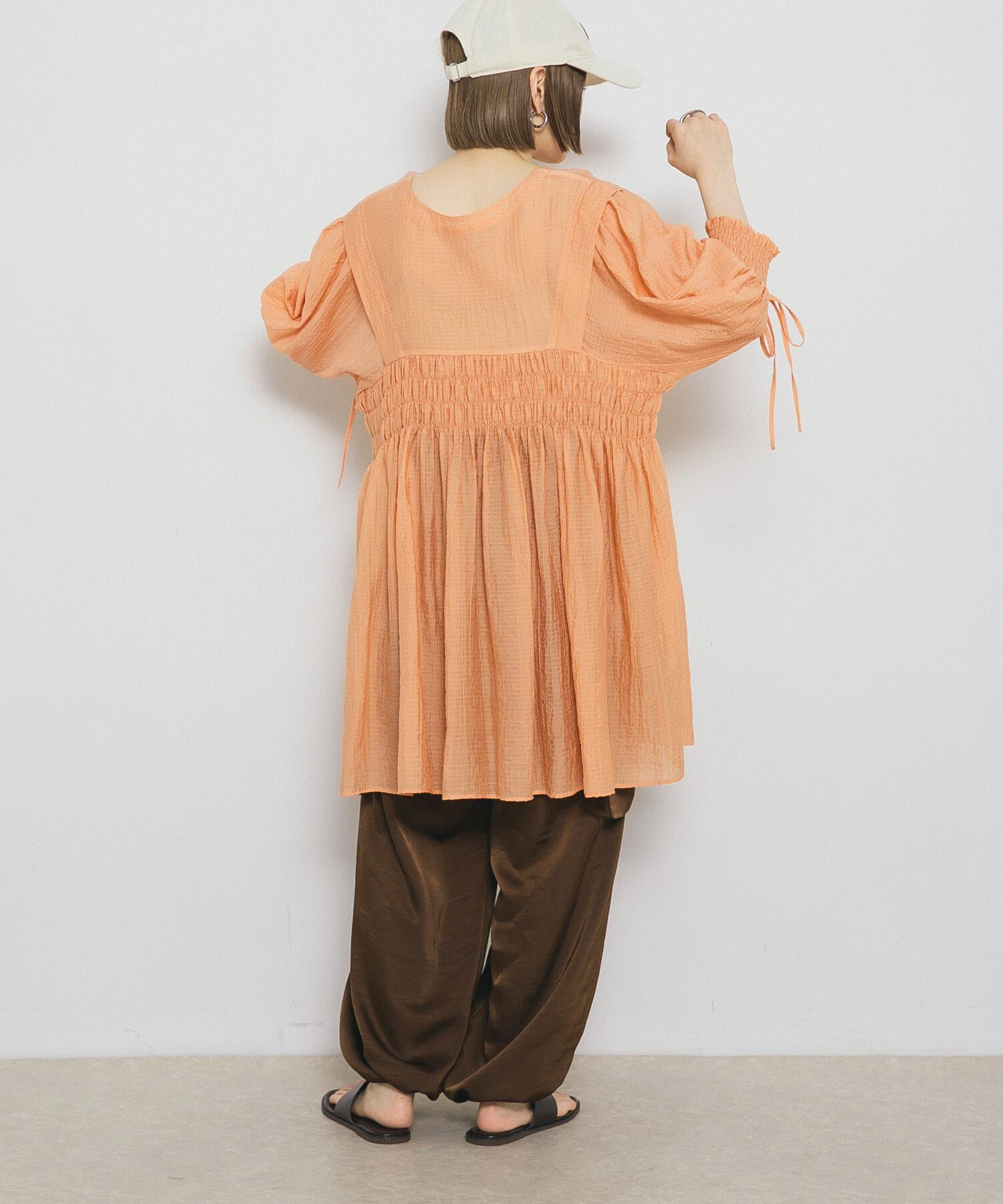  「2WAYシャーリングミニワンピース」|ワンピース|