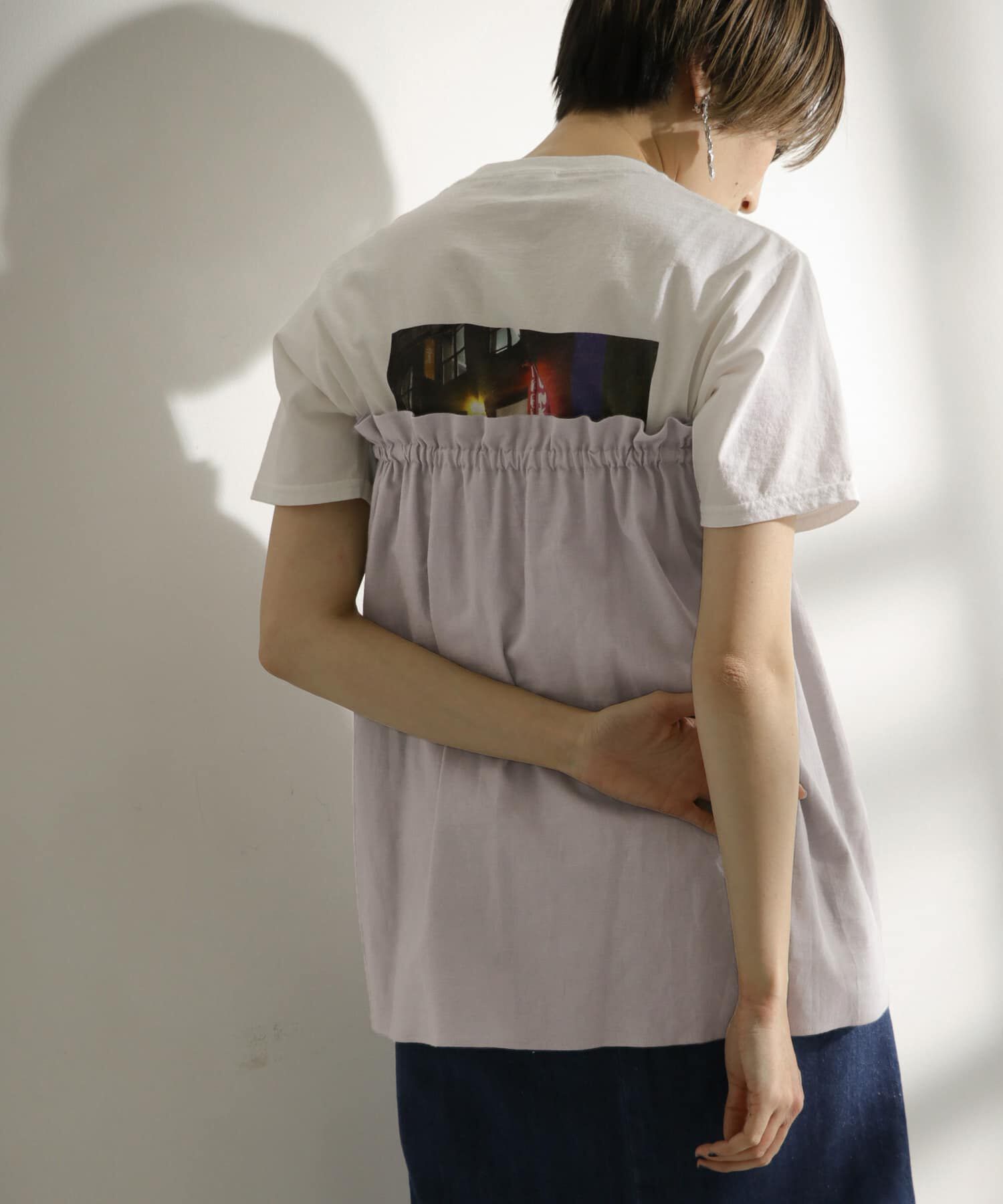  「リネンギャザーキャミ&there4;」|キャミソール|