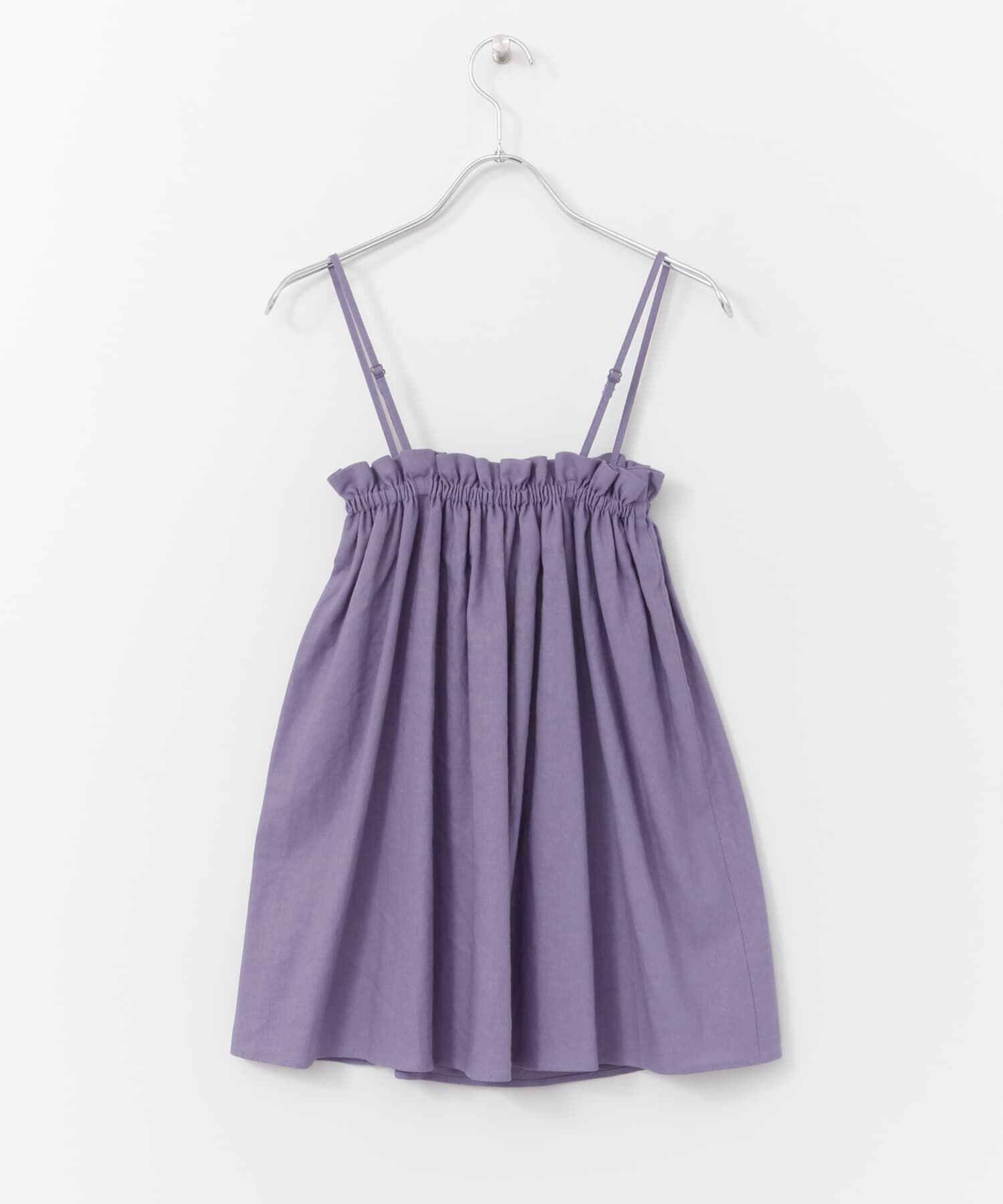  「リネンギャザーキャミ&there4;」|キャミソール|