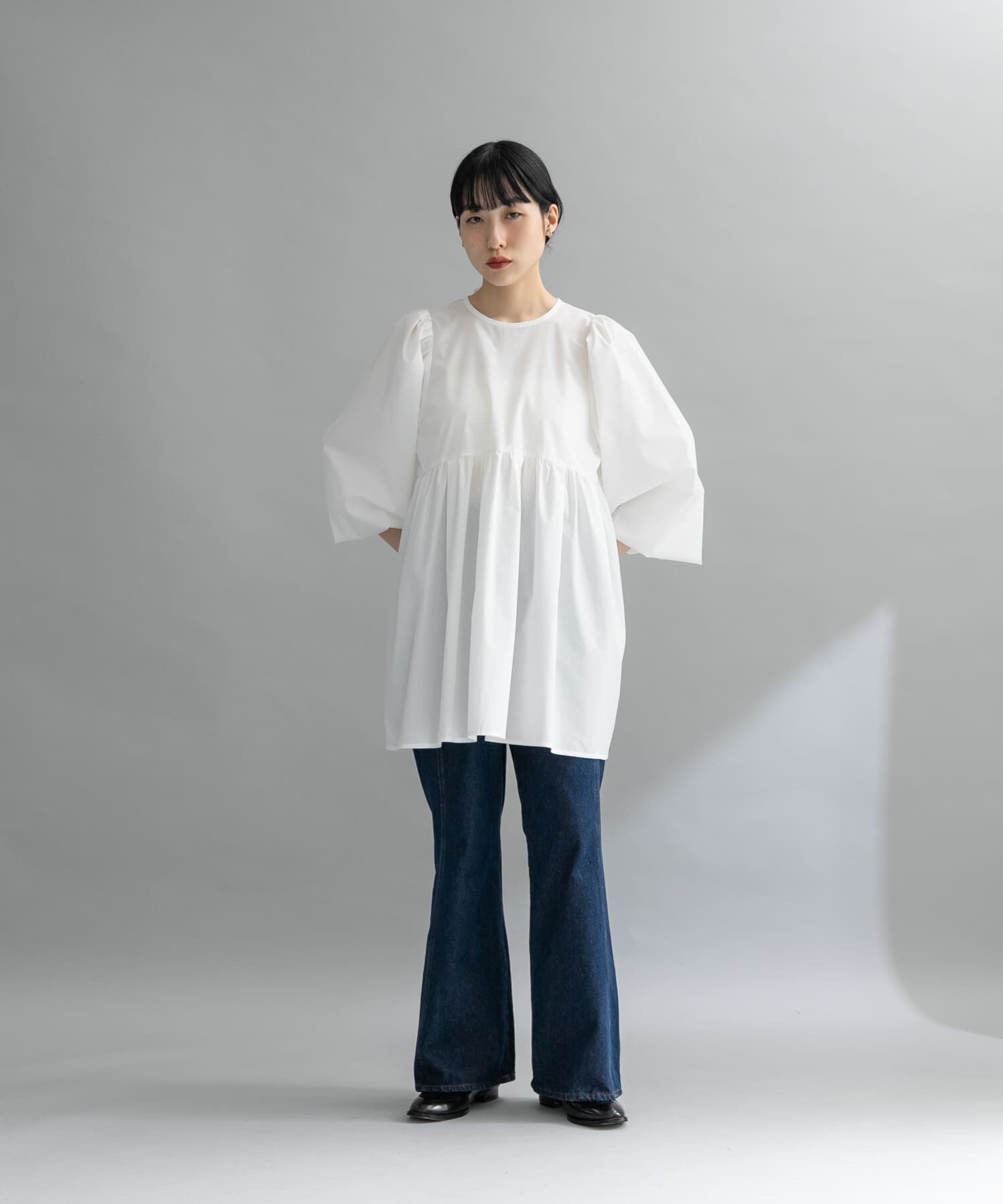  「『WEB限定』BACKリボンチュニック」|チュニック|