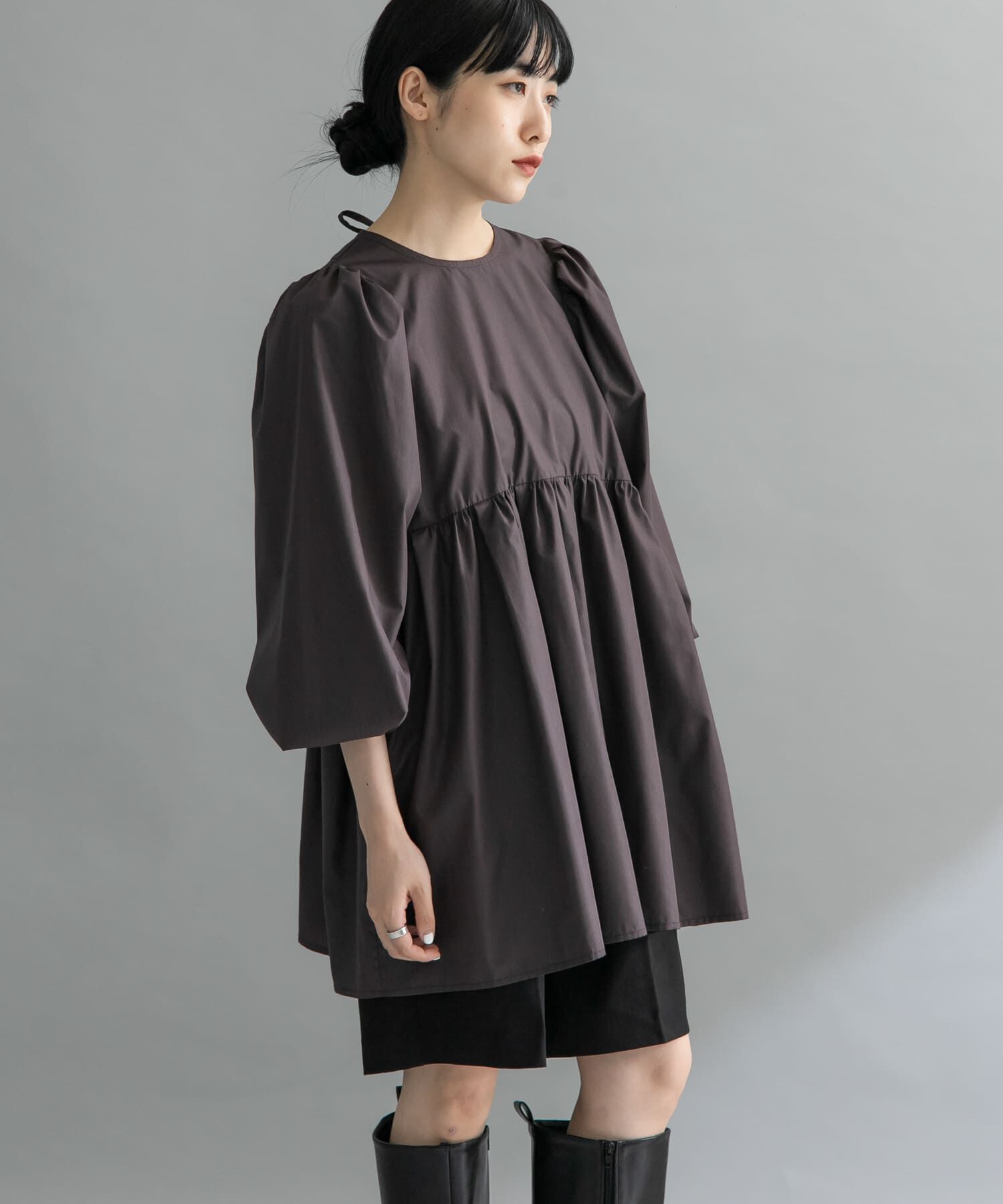  「『WEB限定』BACKリボンチュニック」|チュニック|