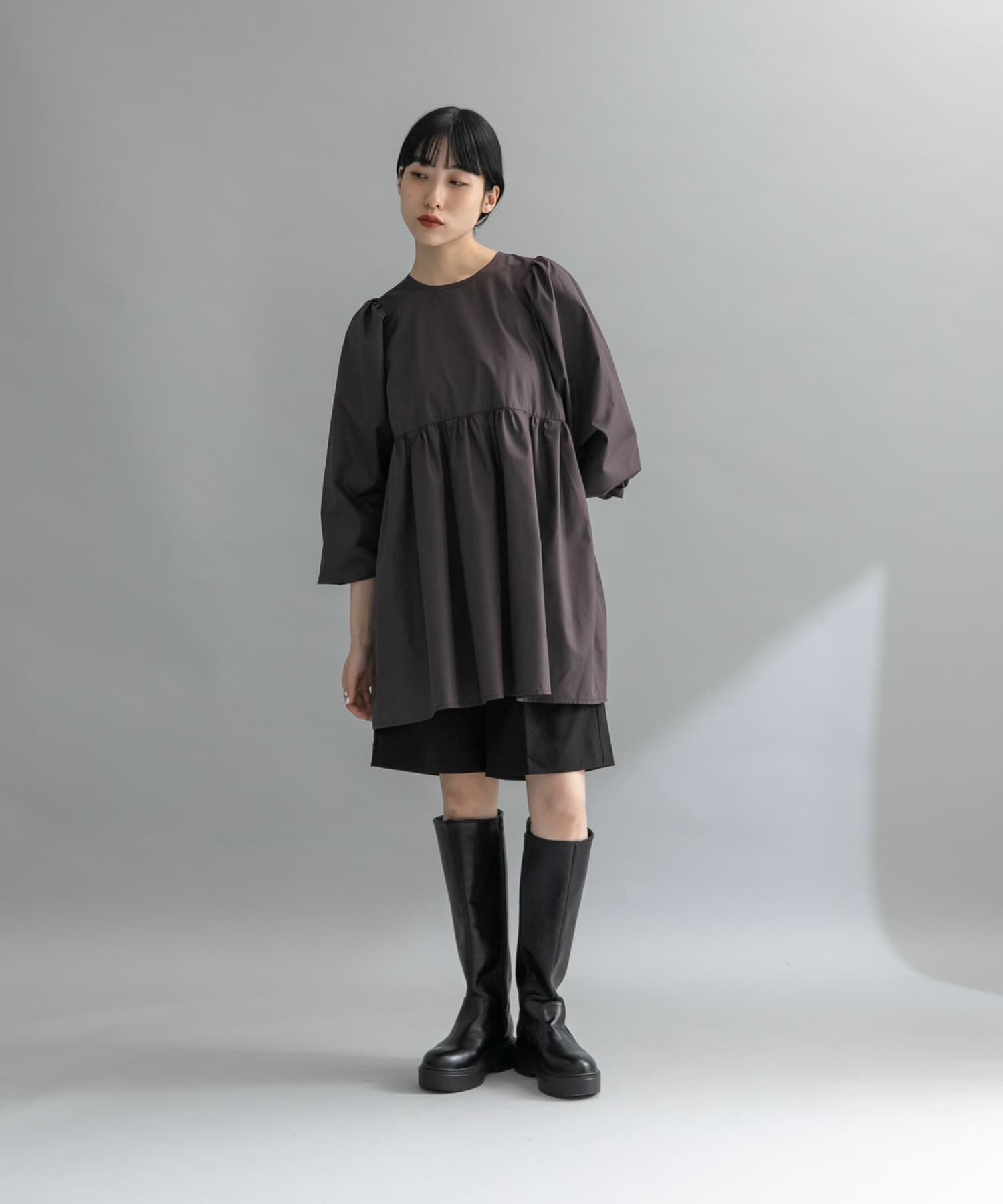  「『WEB限定』BACKリボンチュニック」|チュニック|