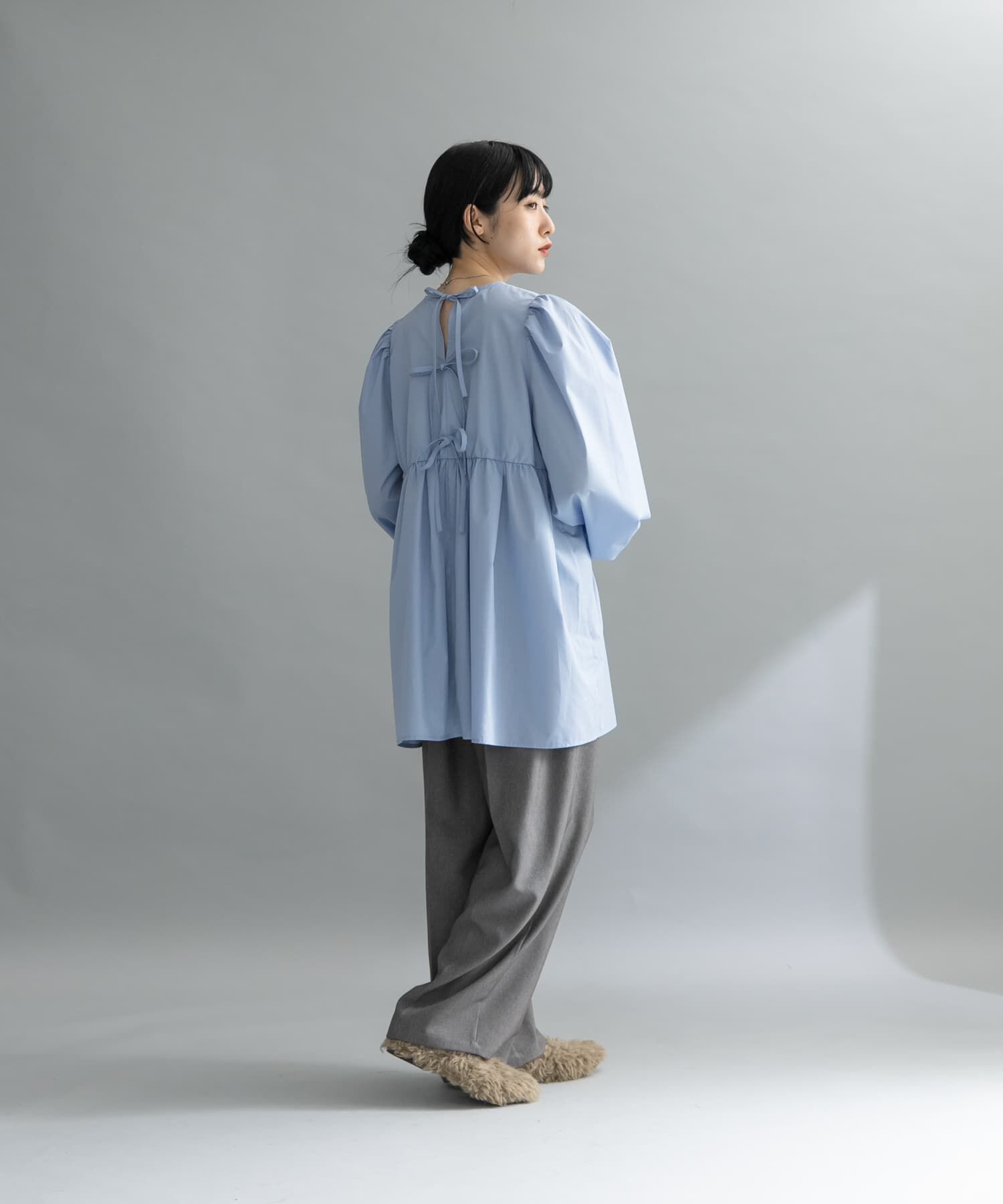  「『WEB限定』BACKリボンチュニック」|チュニック|