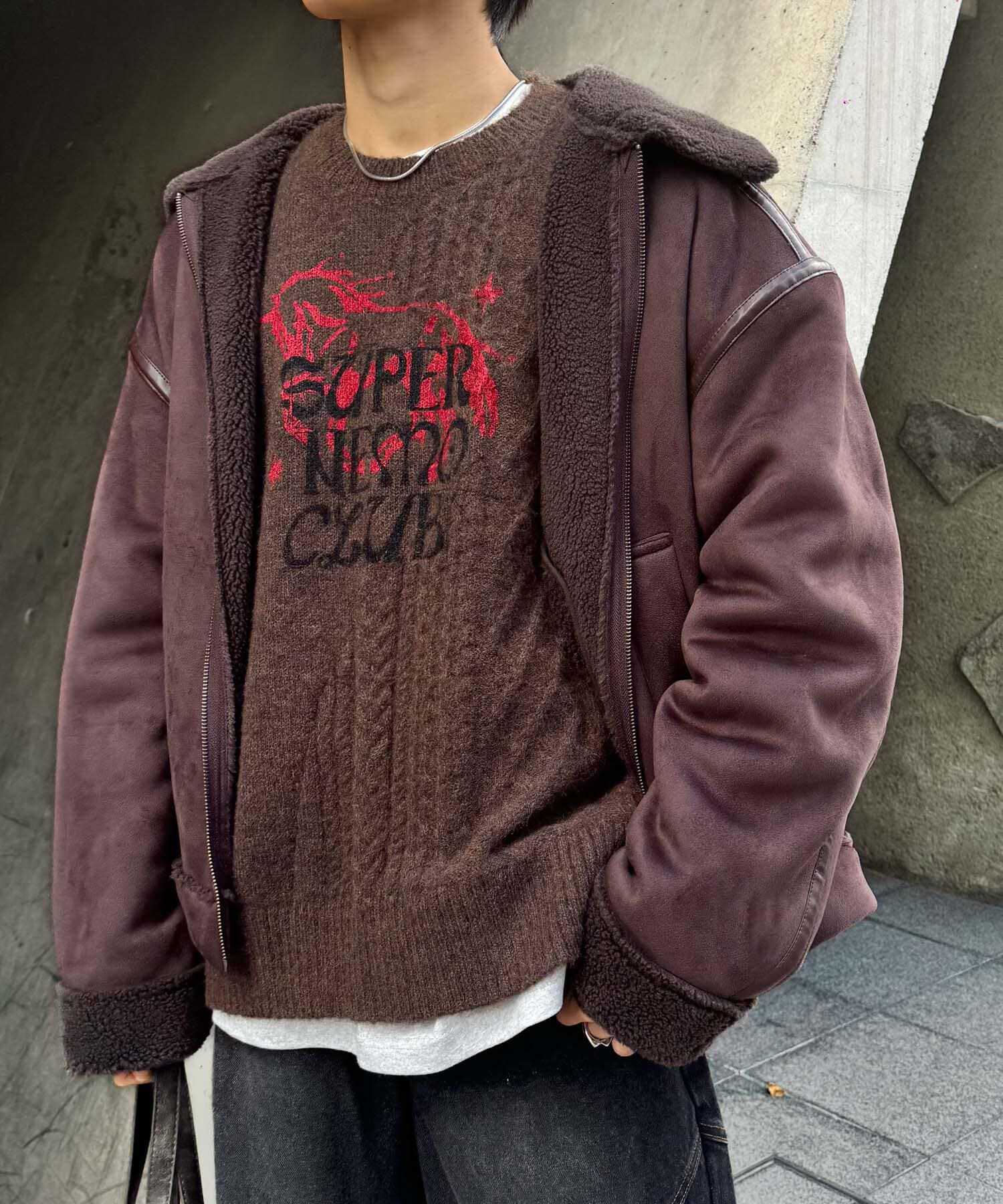 SENSE OF PLACE by URBAN RESEARCH「『別注』SHUHEI KOKI&times;SENSE OF PLACE　プリントニット」|ニット・セーター|