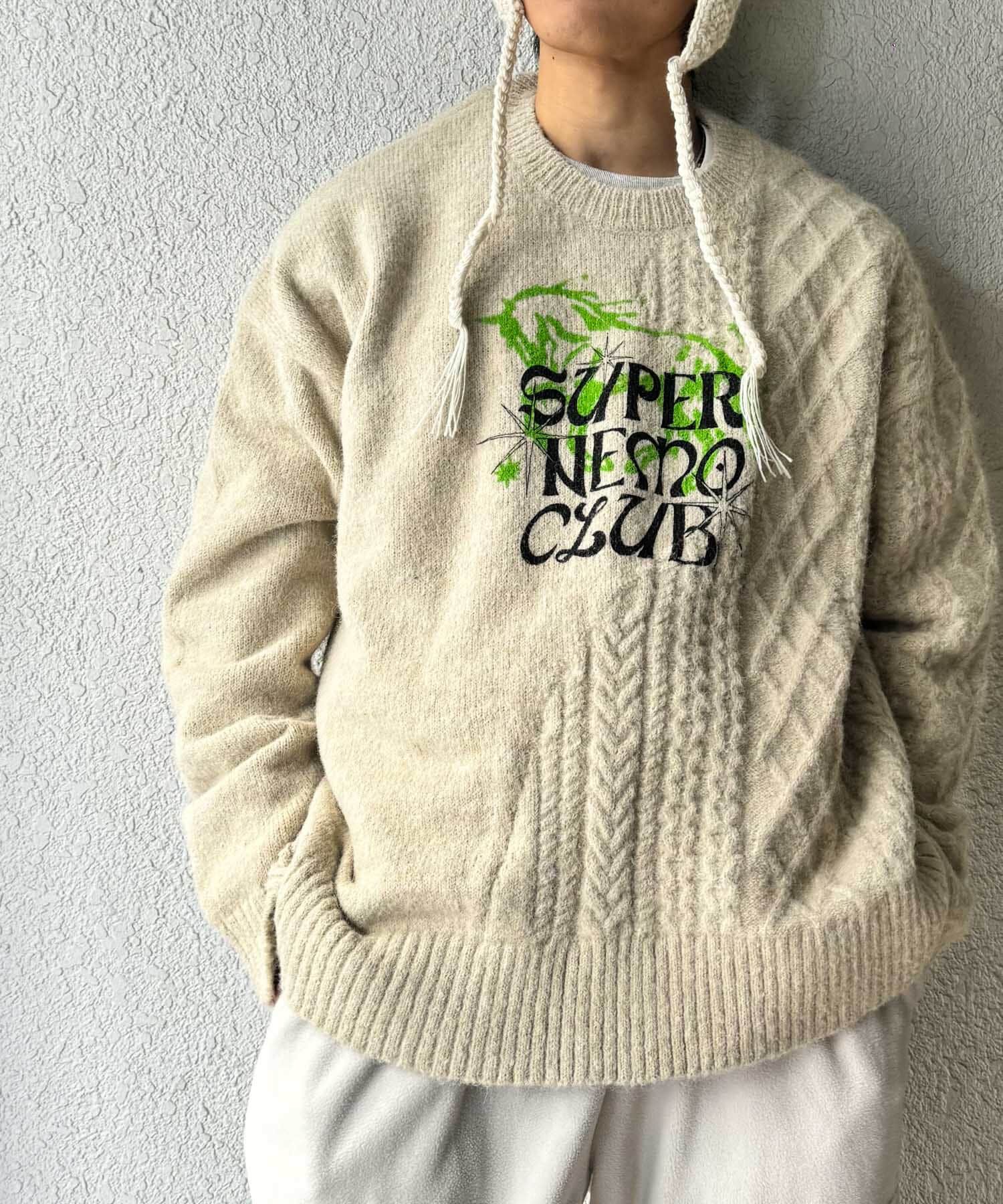 SENSE OF PLACE by URBAN RESEARCH「『別注』SHUHEI KOKI&times;SENSE OF PLACE　プリントニット」|ニット・セーター|