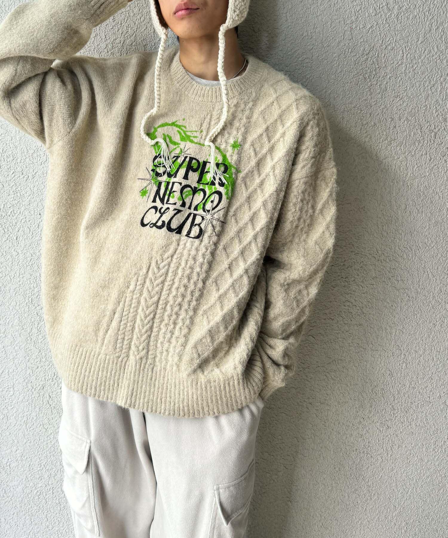 SENSE OF PLACE by URBAN RESEARCH「『別注』SHUHEI KOKI&times;SENSE OF PLACE　プリントニット」|ニット・セーター|