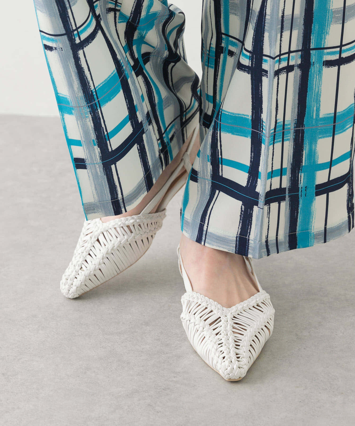 SENSE OF PLACE by URBAN RESEARCH「コードアミポインテッドサンダル」|サンダル|