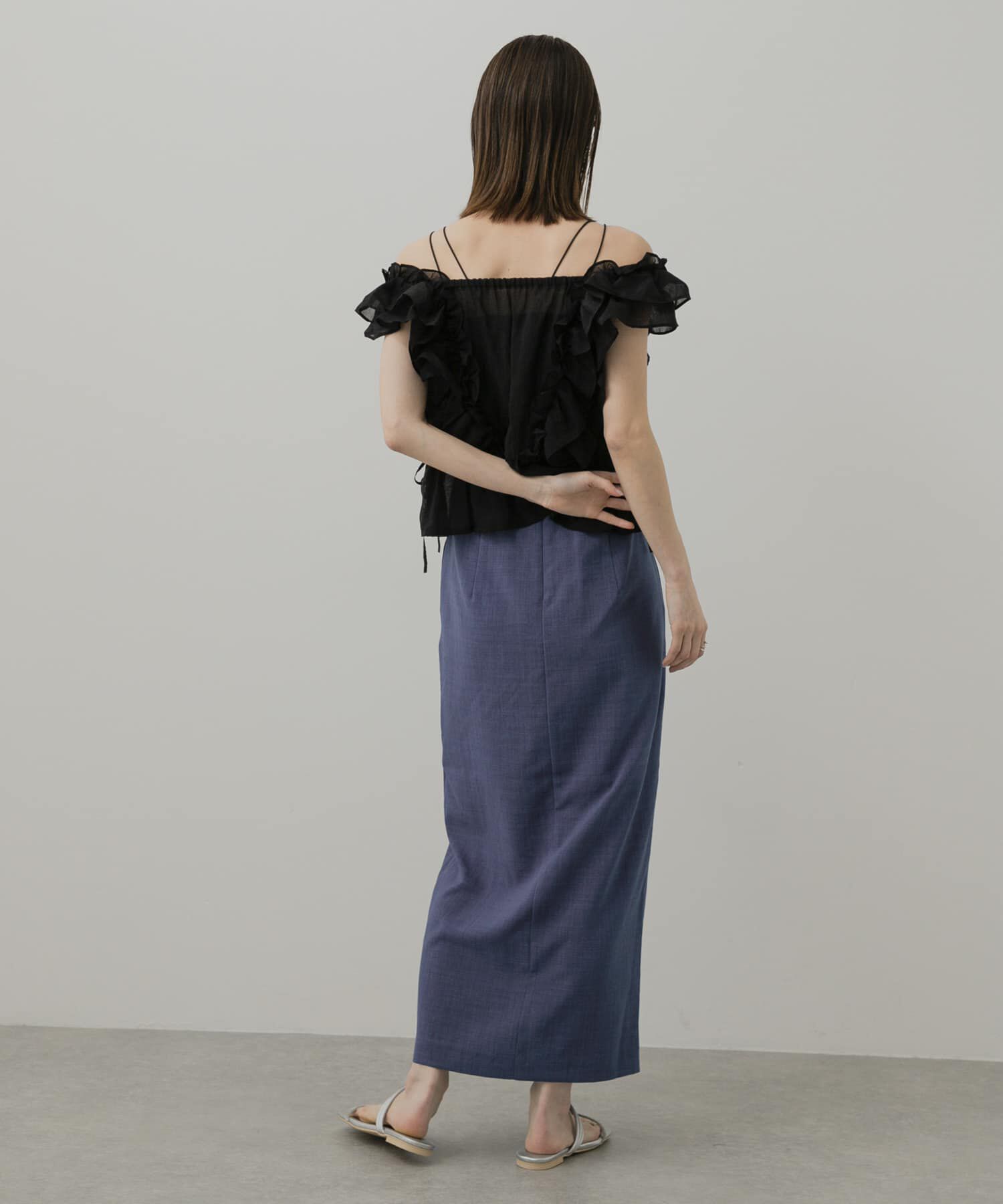 SENSE OF PLACE by URBAN RESEARCH「ラインストーンナローコードサンダル」|サンダル|