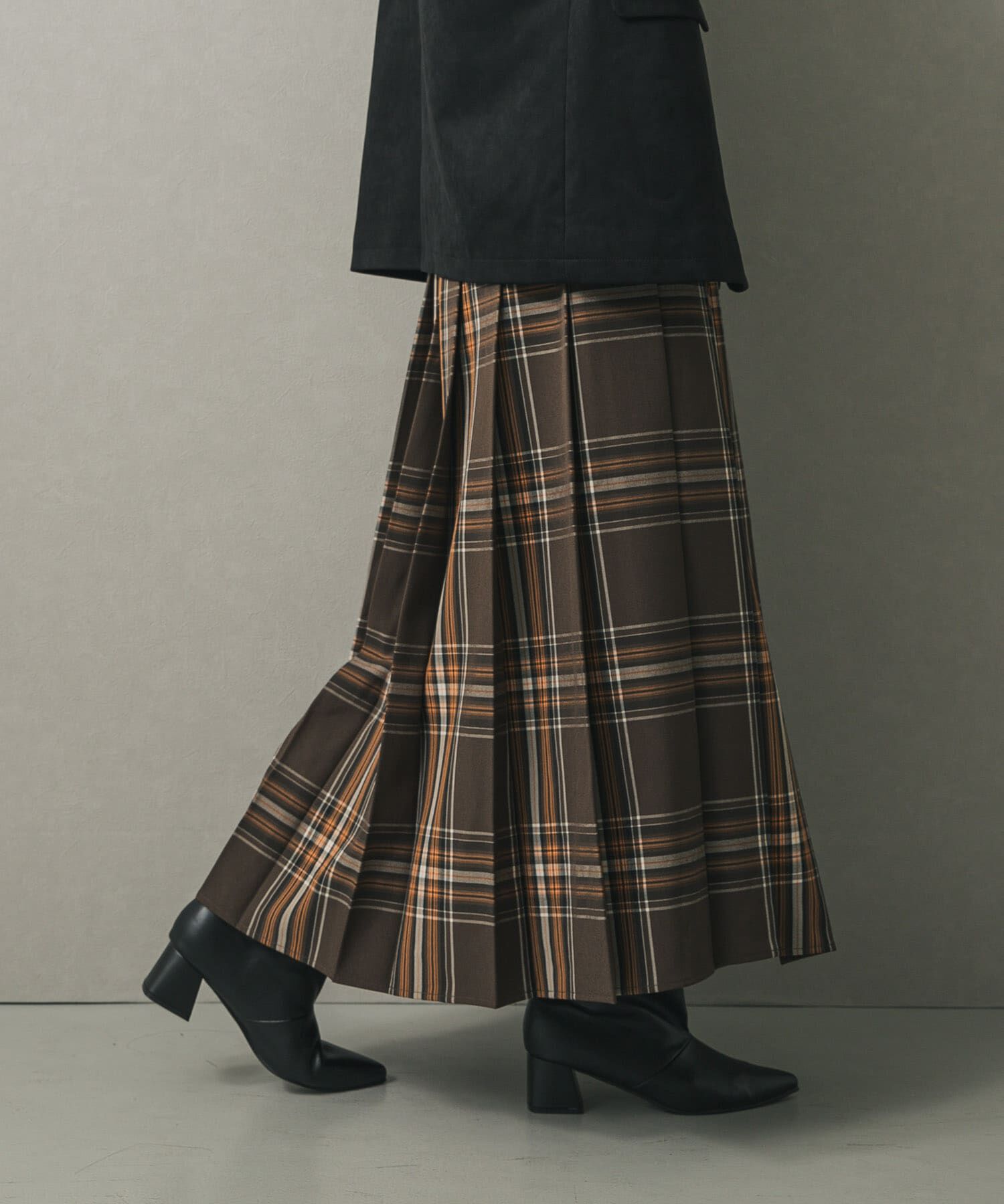 SENSE OF PLACE by URBAN RESEARCH「チェックプリーツスカート」|スカート|