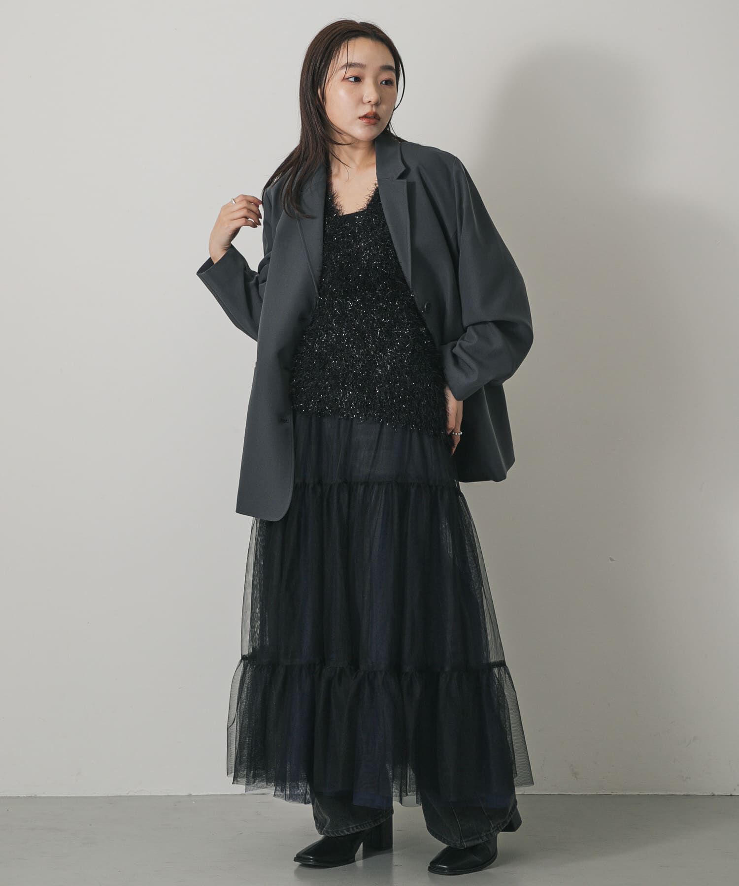 SENSE OF PLACE by URBAN RESEARCH「『2WAY仕様』レイヤードティアードチュールスカート」|スカート|