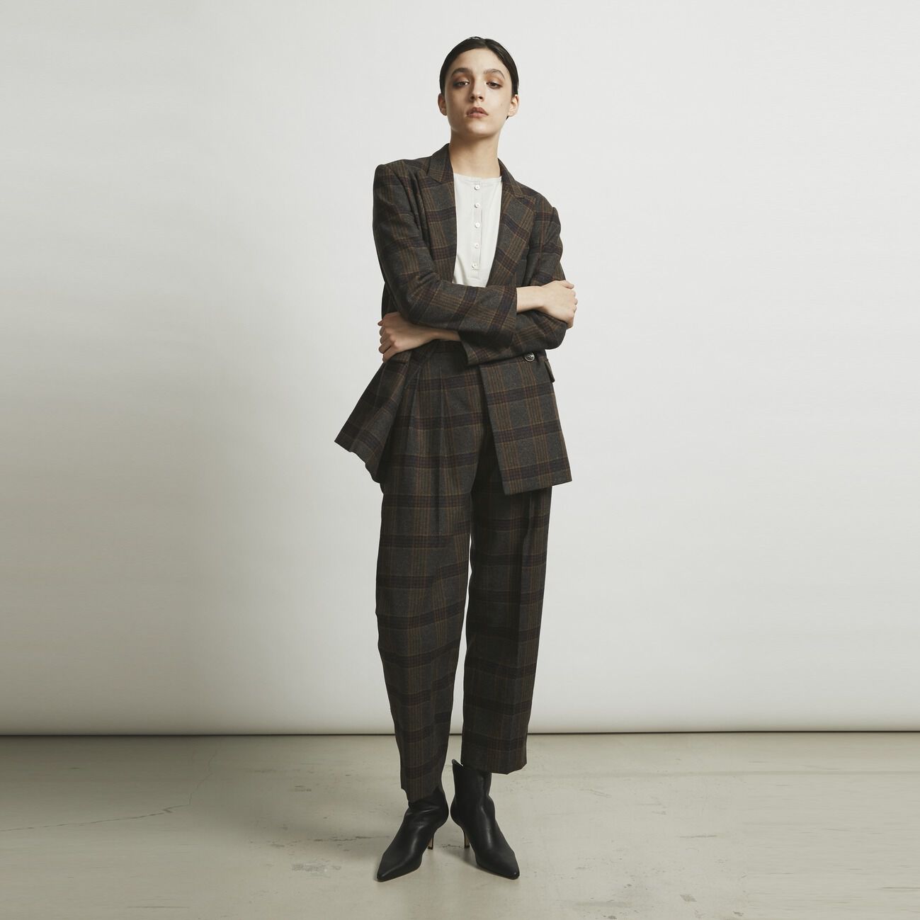 HELIOPOLE「HELIOPOLE the Ellison W Jacket (TOMAS WOOL CHECK)」|デニムジャケット|